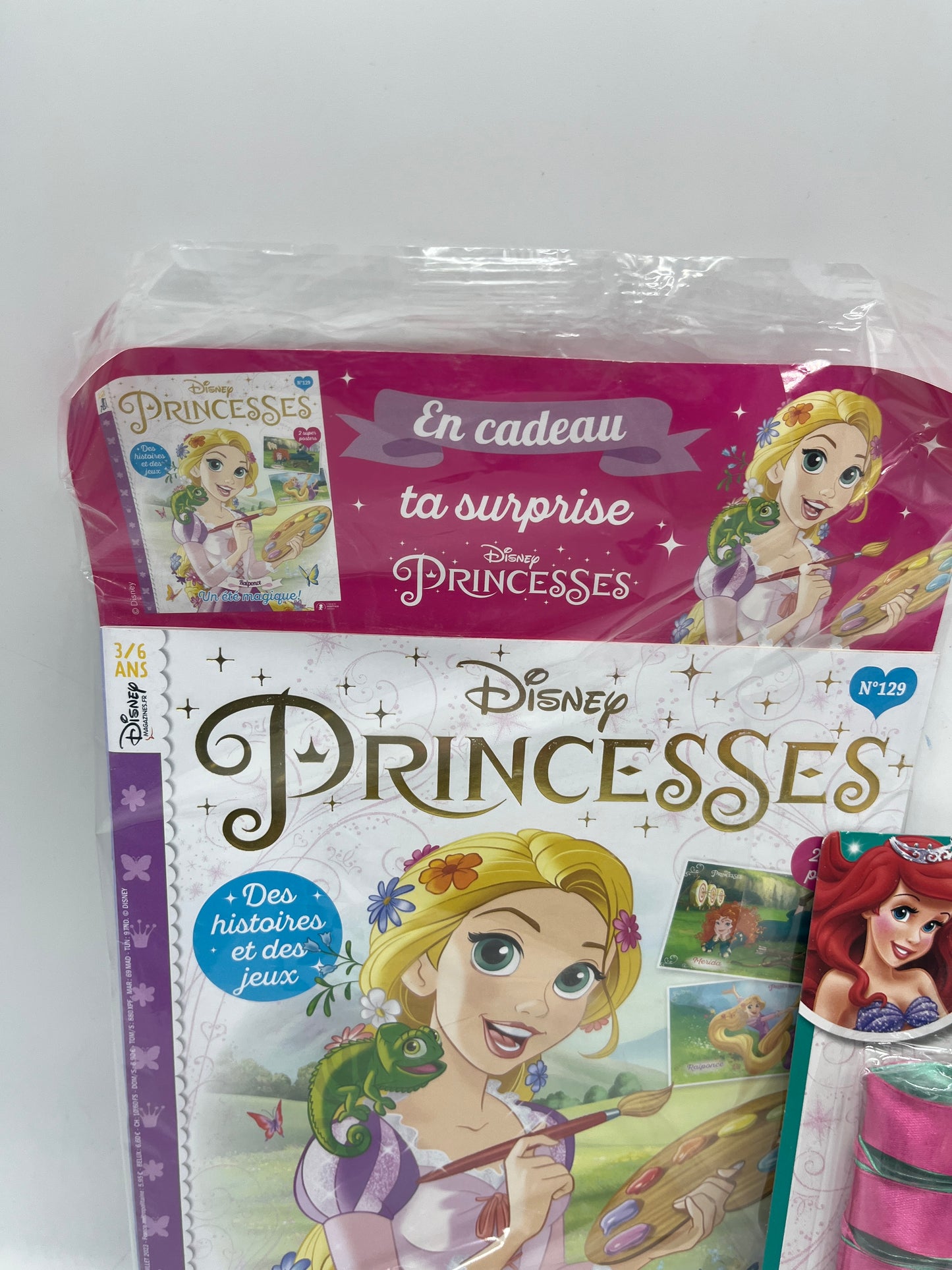 Livre d’activité Magazine Disney Princesse avec son kit de danse Neuf