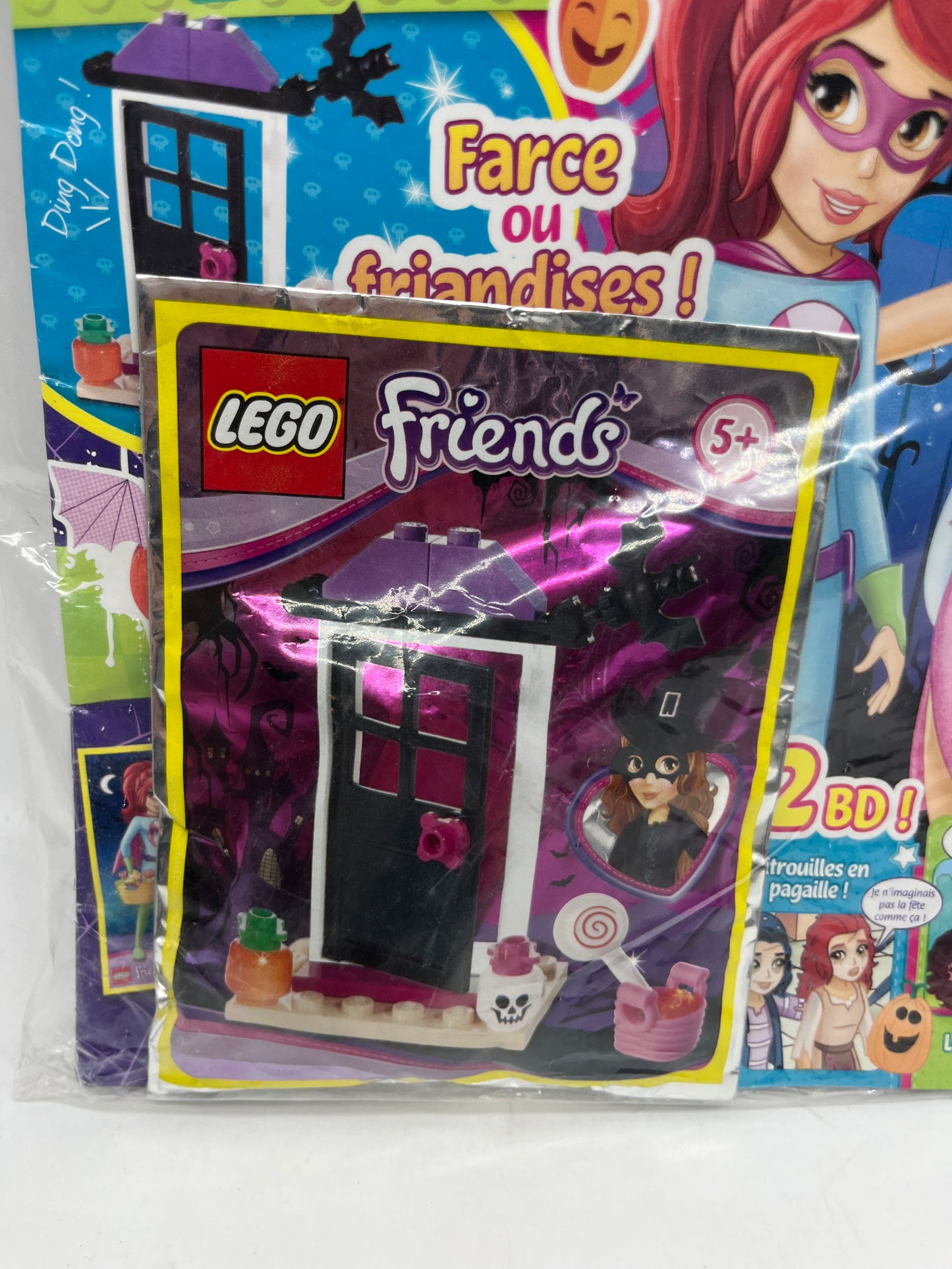 livre d’activité Magazine Lego Friends  avec son sachet à construire numéro 16 Neuf