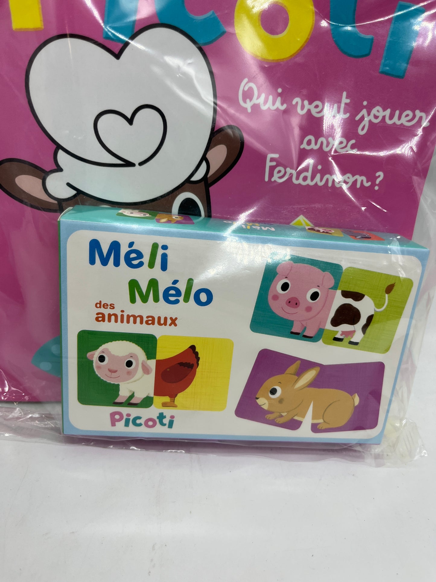 livre d’activité Magazine  Picoti avec méli mélo avec les animaux Neuf
