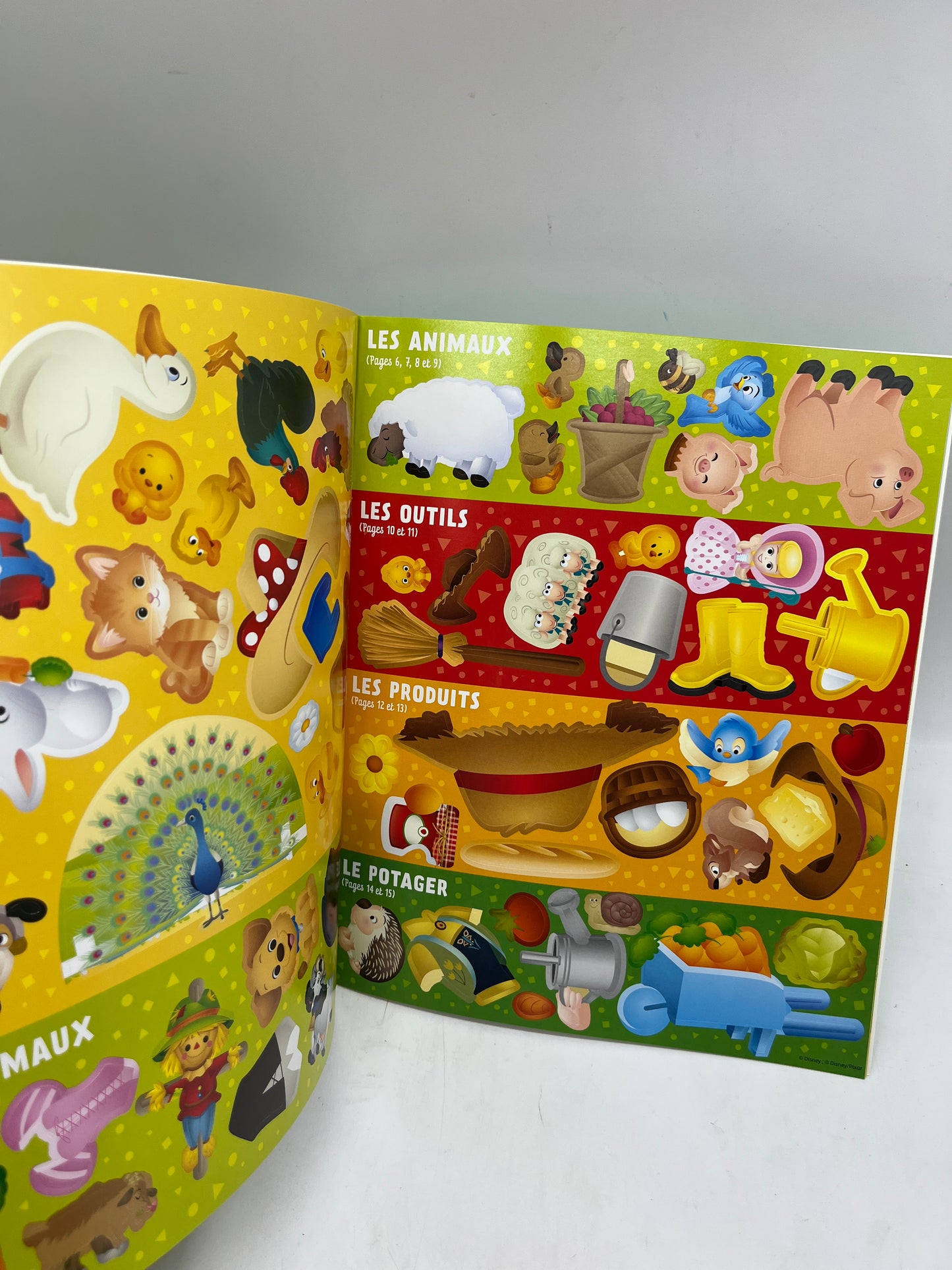 Magazine livre d’activité Disney Baby Mes premiers collages thème la Ferme Histoire jeu activité Neuf