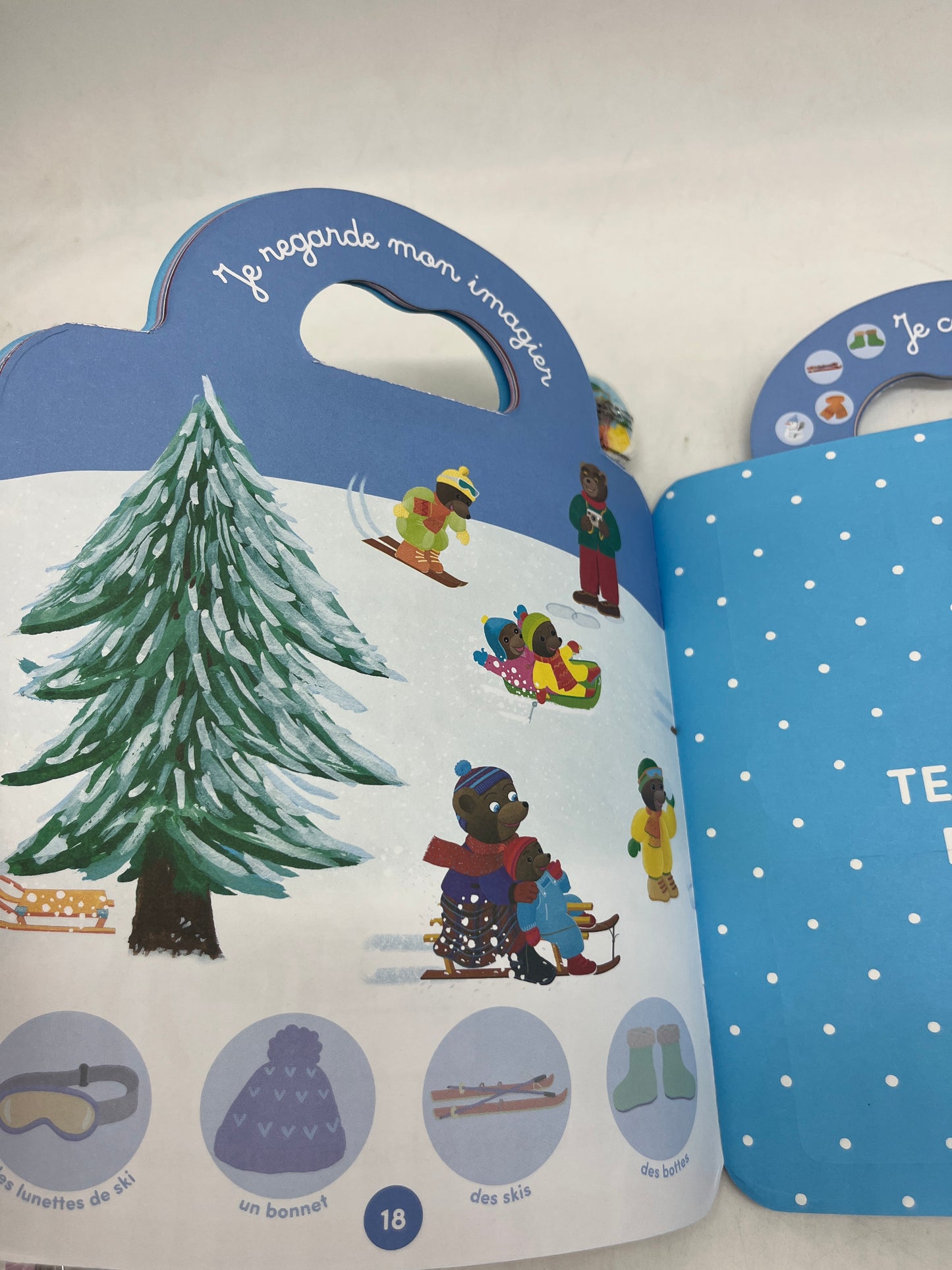 Magazine Je joue avec Petit ours brun jeux histoire stickers thème l’hiver Neuf !