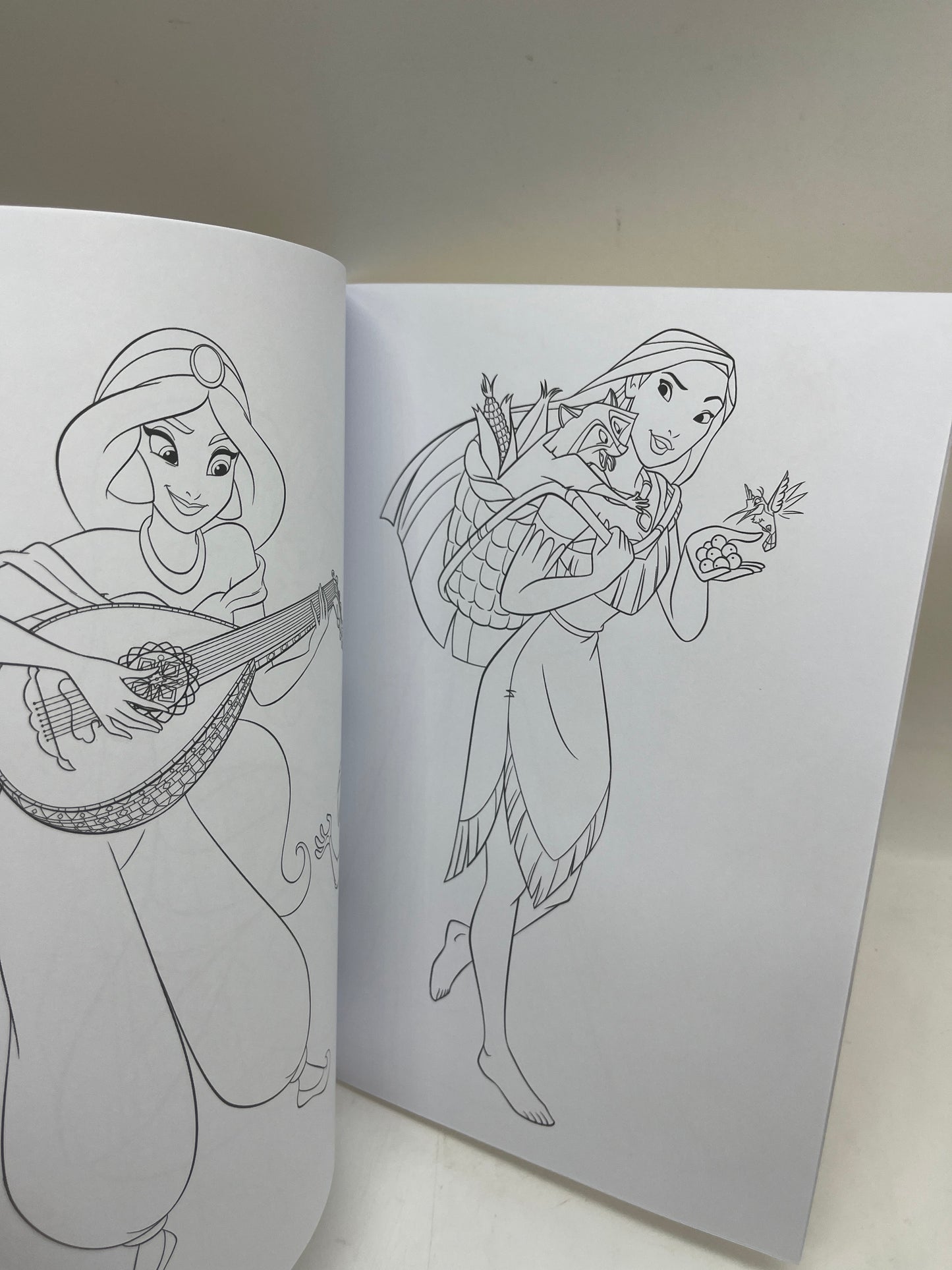 Livre d’activité Magazines Disney Mes  coloriages avec stickers Disney thème Princesses Neuf