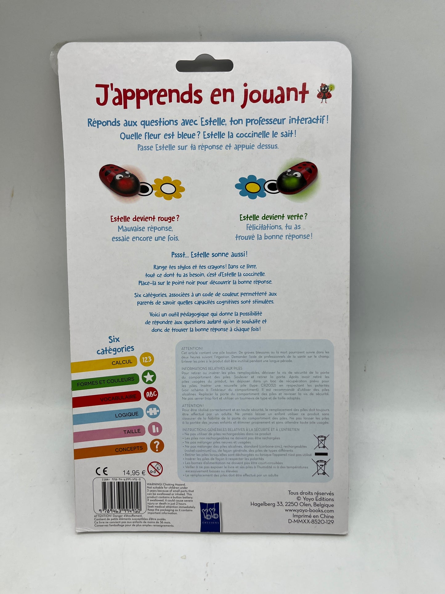 livre d’activité interactif J’apprends en jouant avec Estelle ton professeur interactif Neuf