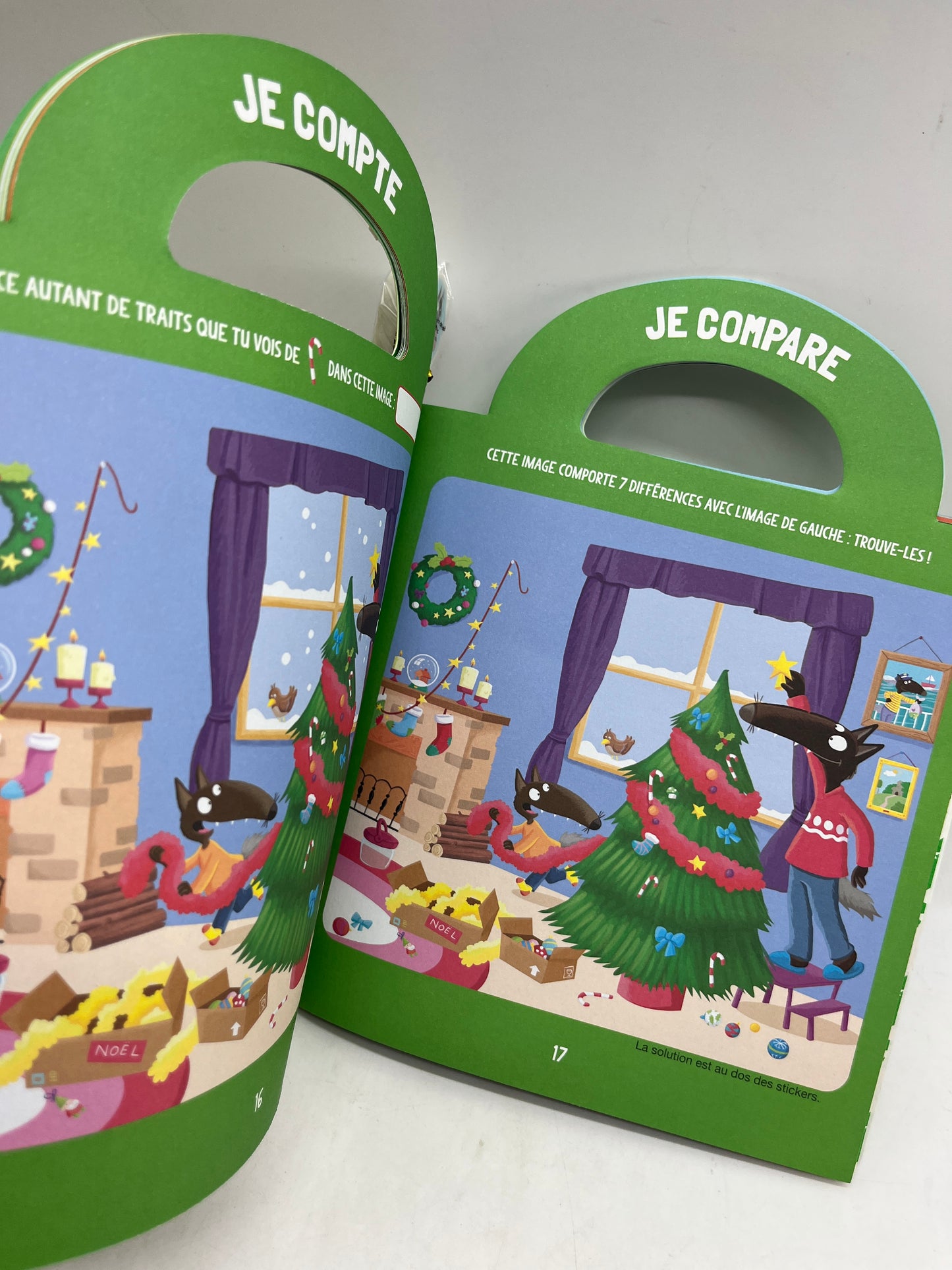 Livre d’activité Magazine Ma valise à jeux spécial P’tit Loup Noël avec son crayon Neuf
