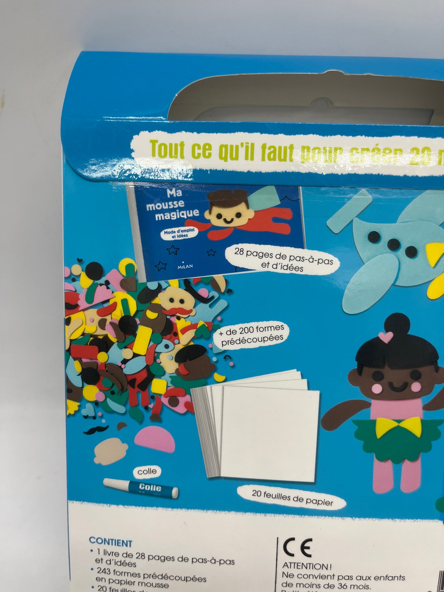 Coffret activité manuelle kit complet Ma mousse magique Neuf