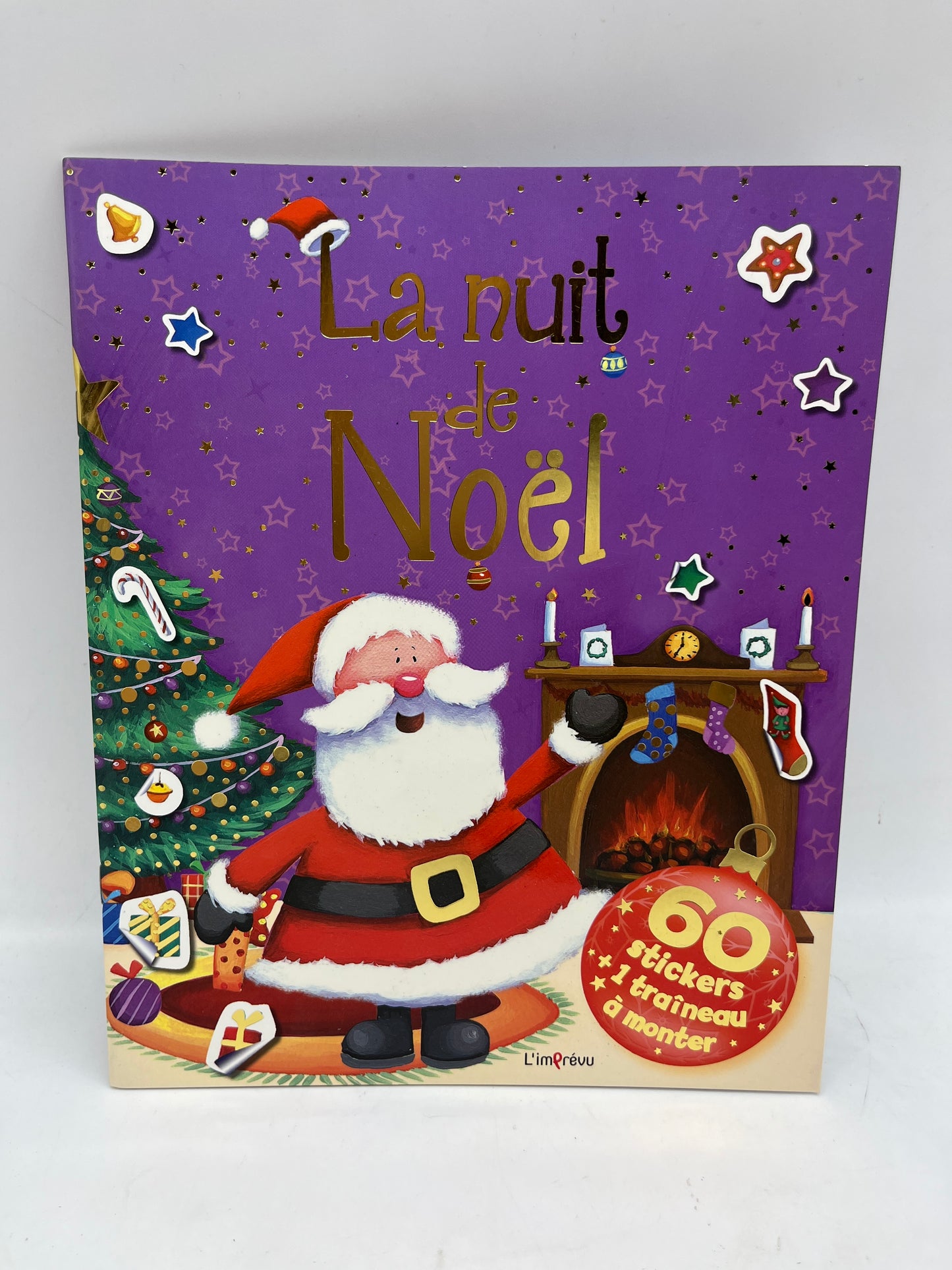 Livre activité magazines La nuit de Noël avec activités stickers Special Noël