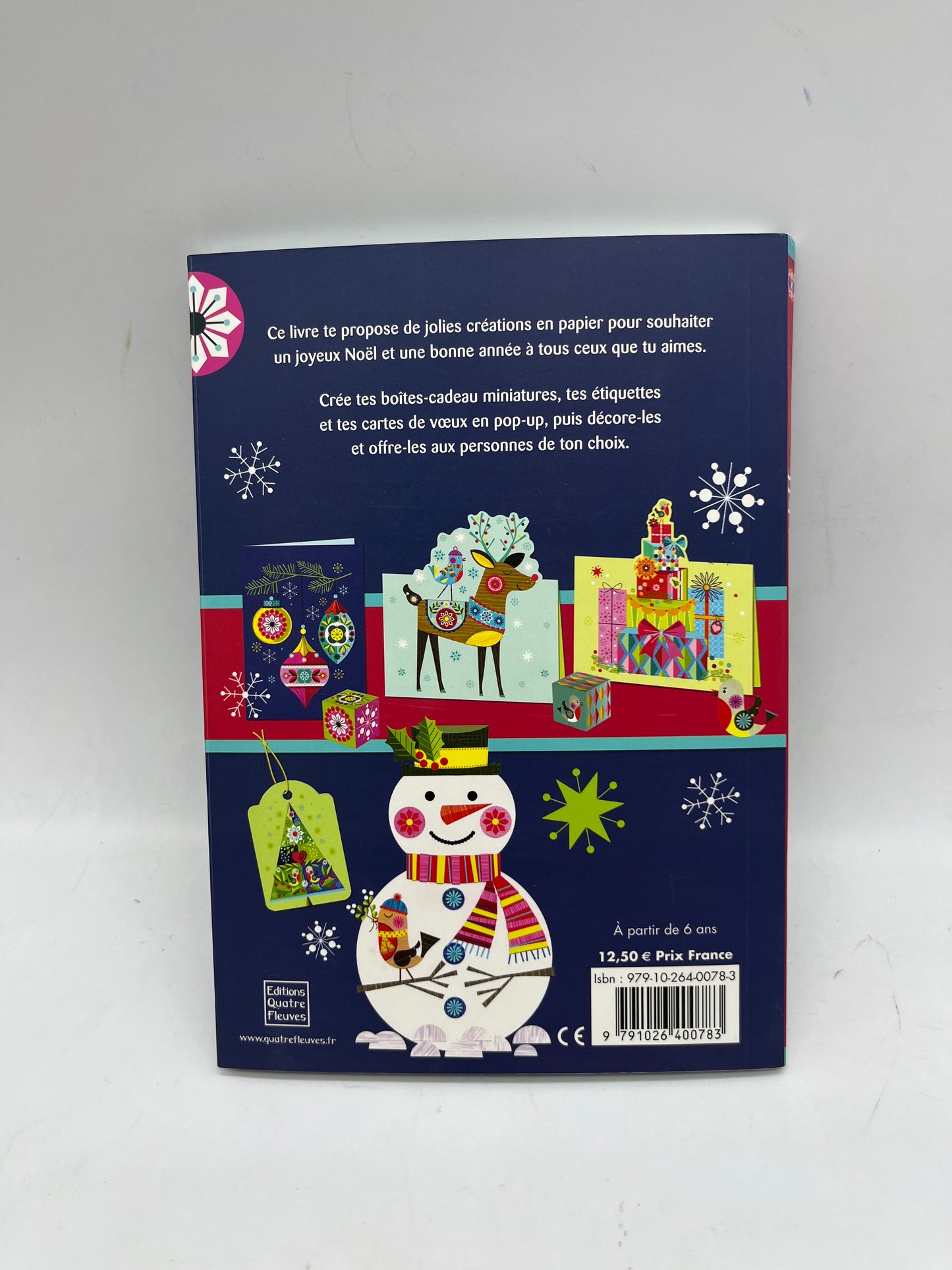 Carnet Activité manuelle Mon atelier créatif Spécial Noël Neuf dès 6 ans