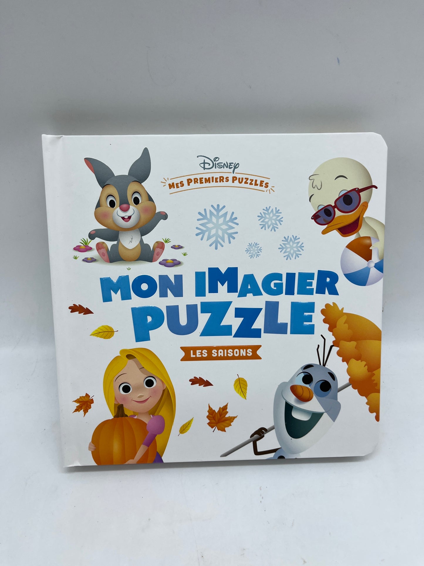 Mon imagier Livre Puzzle thème Les saisons Disney Baby  avec ses 20 pièces détachables Neuf