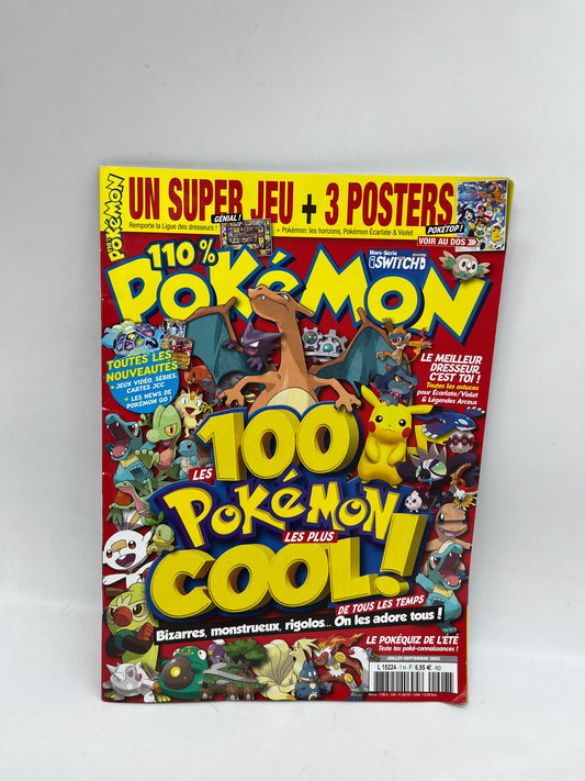 Livre d’activité Magazine 100% Pokémon pour tout savoir sur les Pokemon avec  1 super jeu + 3 posters neuf