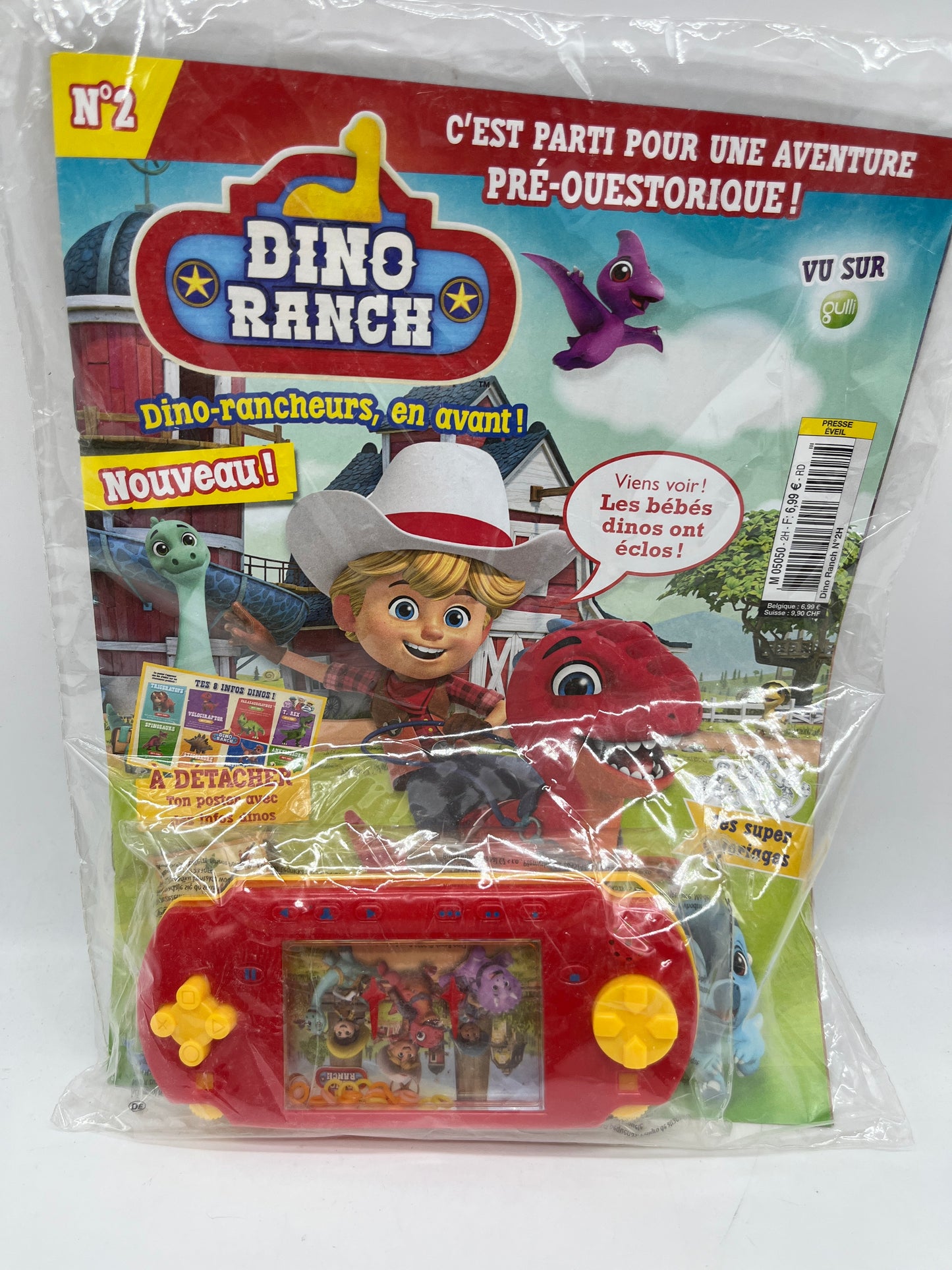 Livre d’activité Magazine Dino Ranch numéro1 avec son gamewater Neuf Special dino 🦕