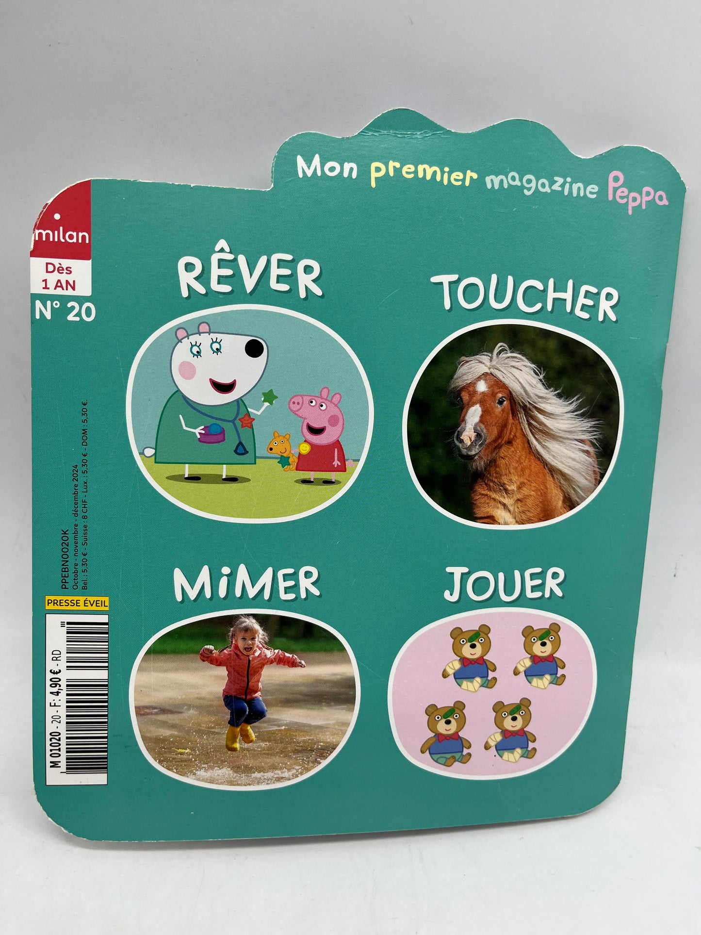 Livre d’activités Magazine À petit pas avec Peppa pig dès 1 ans avec gommettes jeux histoire Neuf thème Docteur