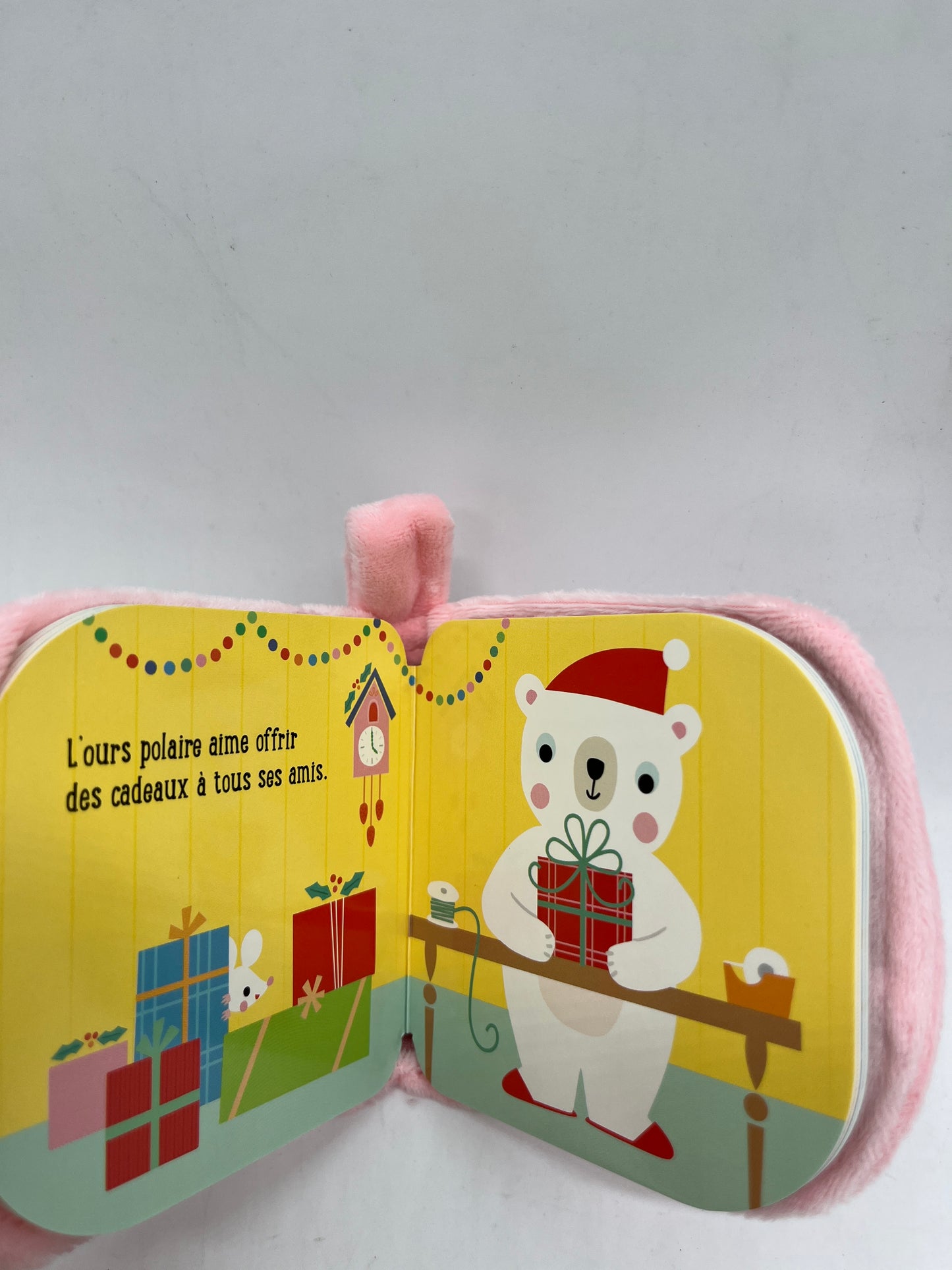 Mini livre pour bébé couverture toute douce histoire le petit renne collection Bébé Noël Neuf
