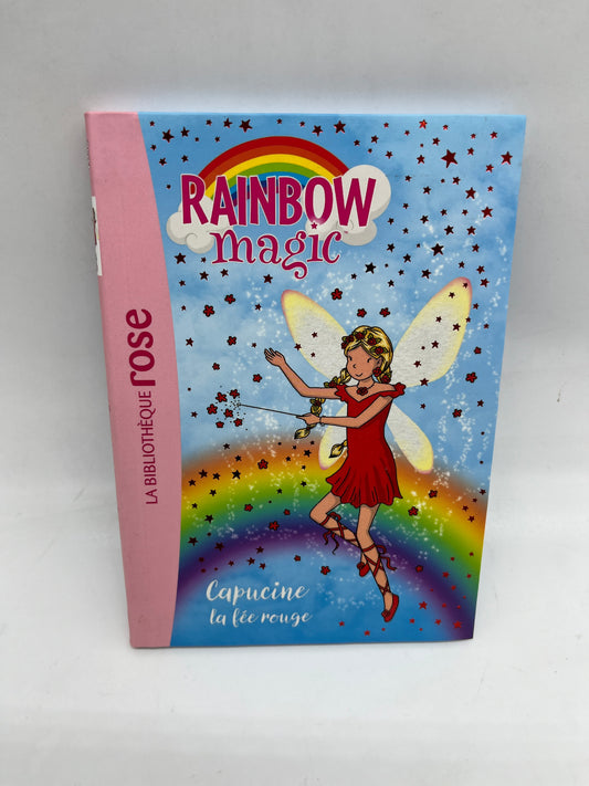 Livre histoire Ma bibliothèque rose Mes premières lectures Rainbow Magic Capucine la fée rouge Neuf