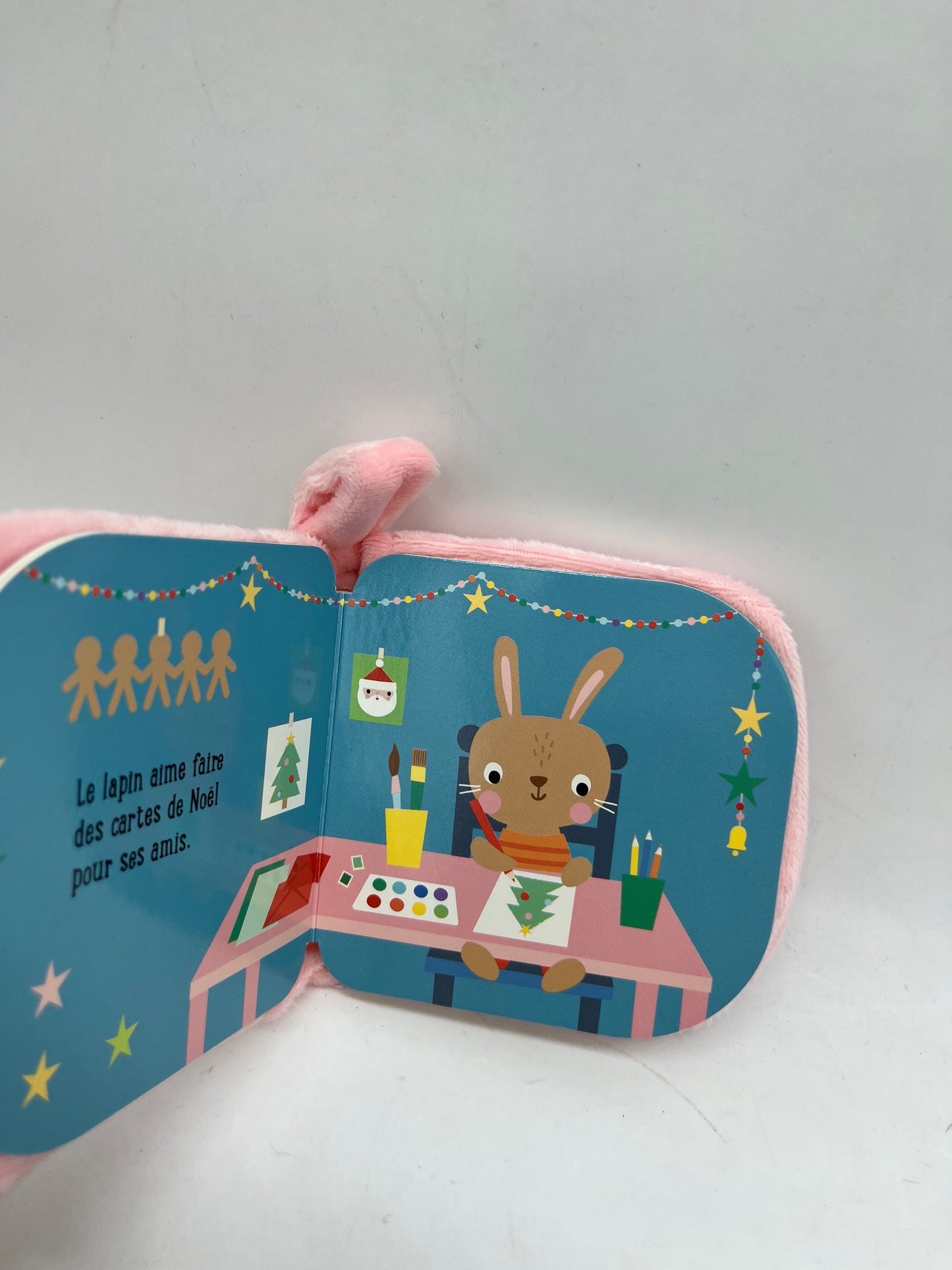 Mini livre pour bébé couverture toute douce histoire le petit renne collection Bébé Noël Neuf