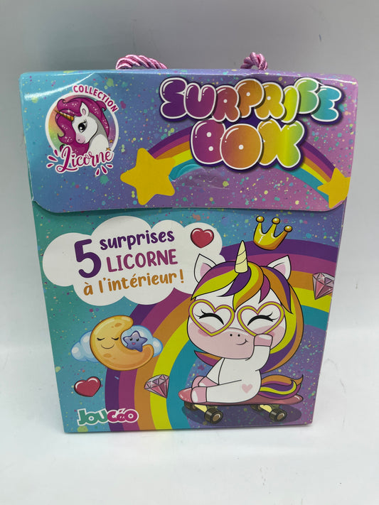 Pochette Pack Mystère de 5 Surprises surprise spécial Licornes contenu surprise Neuf