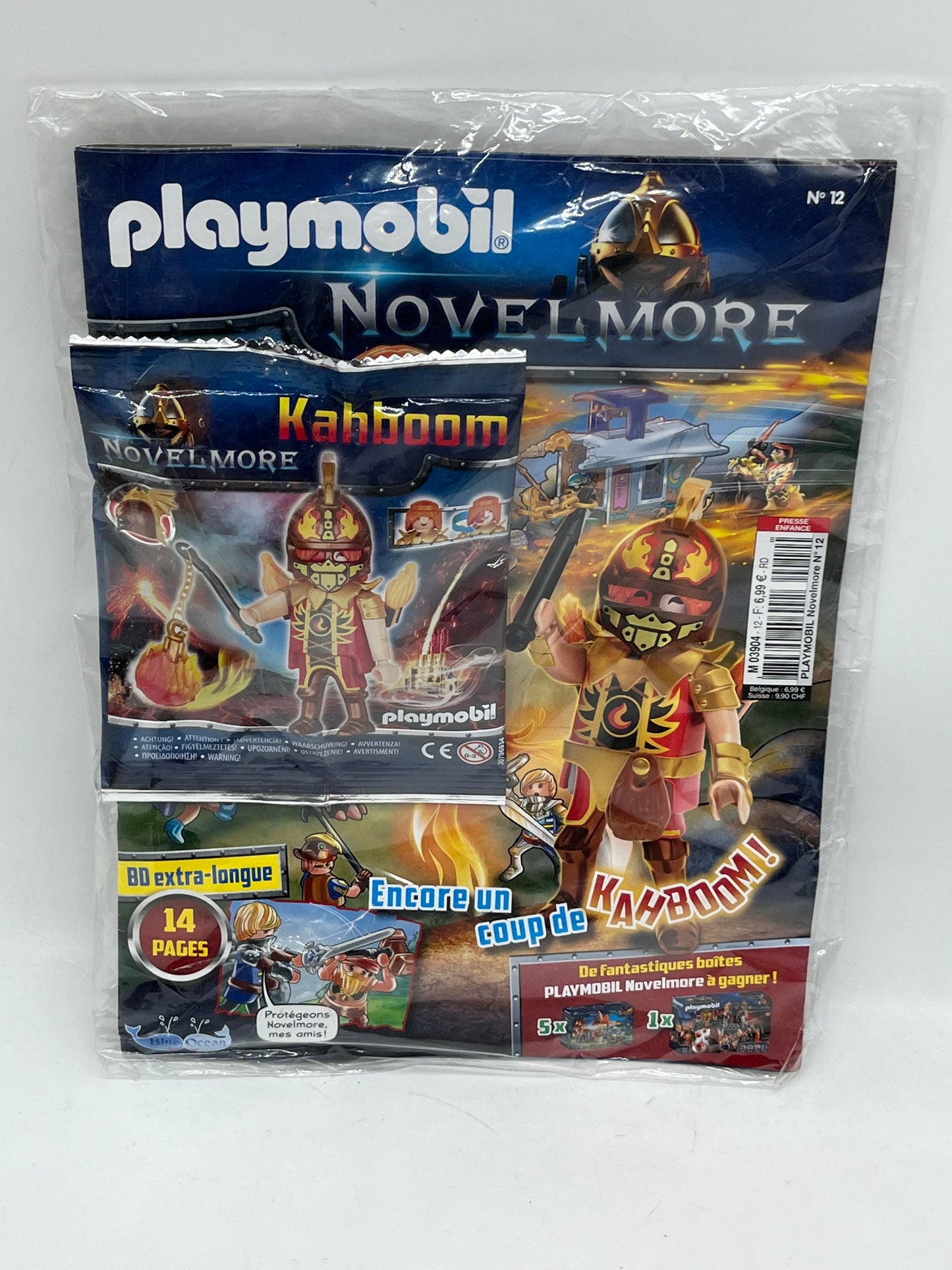 Livre D’activité magazine Playmobil Novelmore avec sa figurine chevalier Kahboumjamais ouvert Neuf