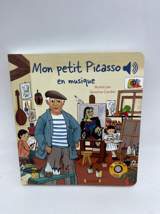 Livre Sonore Mon petit Picasso en musique Mes premières musiques à écouter Neuf