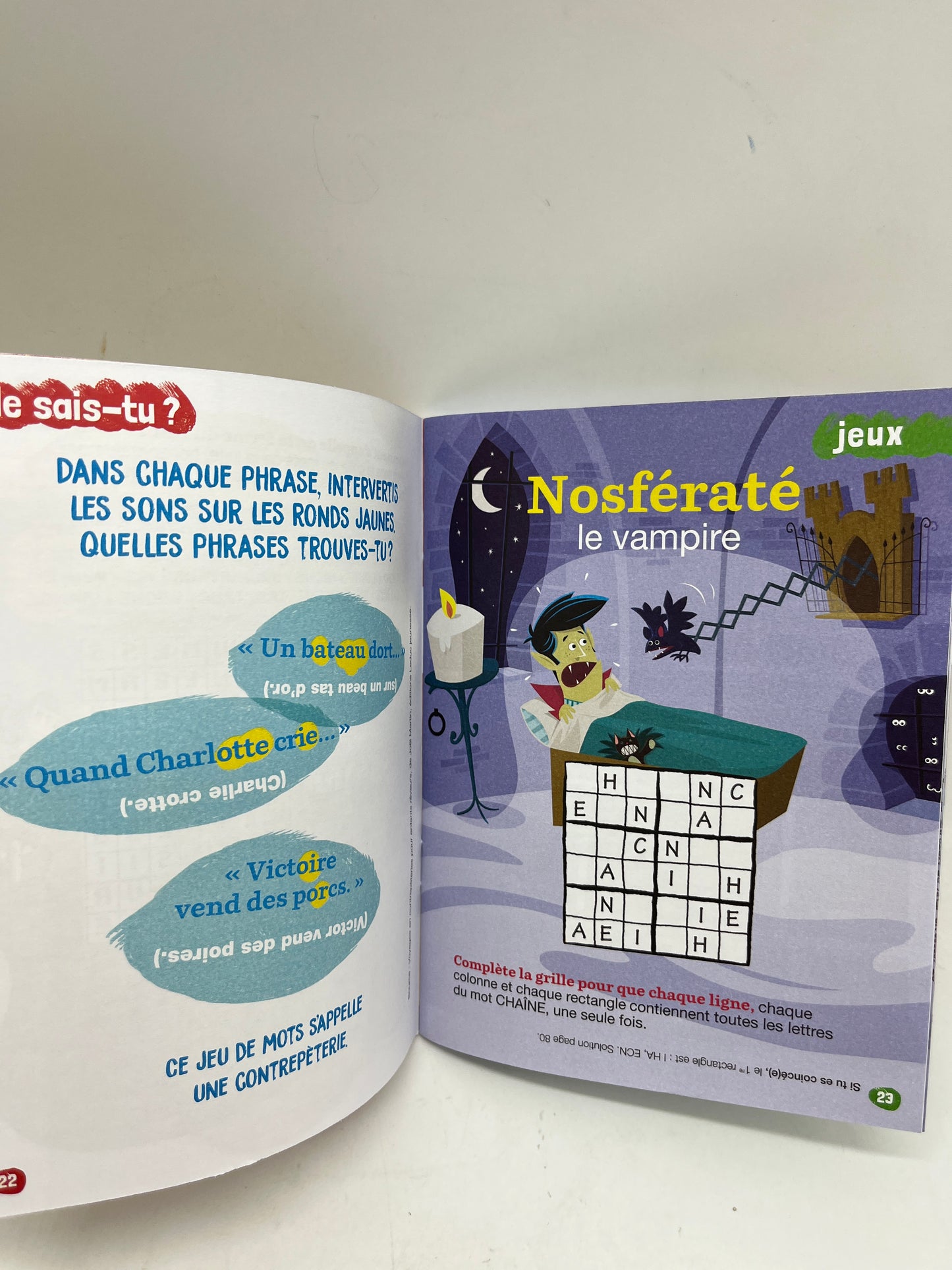 Livre d’activité Magazine J’aime lire  spécial Jeux avec tes héros préféré Neuf !