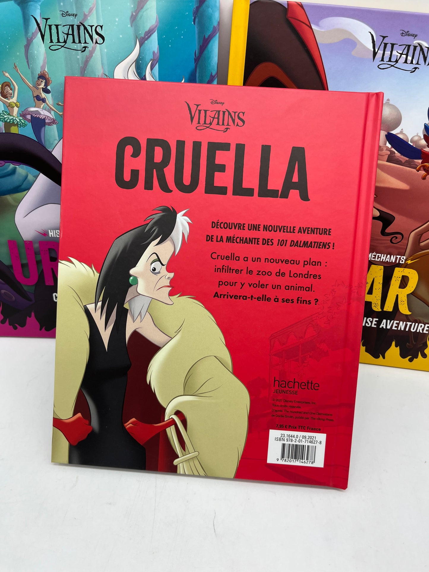 Lot de 3 Livres Histoires Disney collection les Vilains Cruella Djafar Ursula Neuf special Halloween 🎃