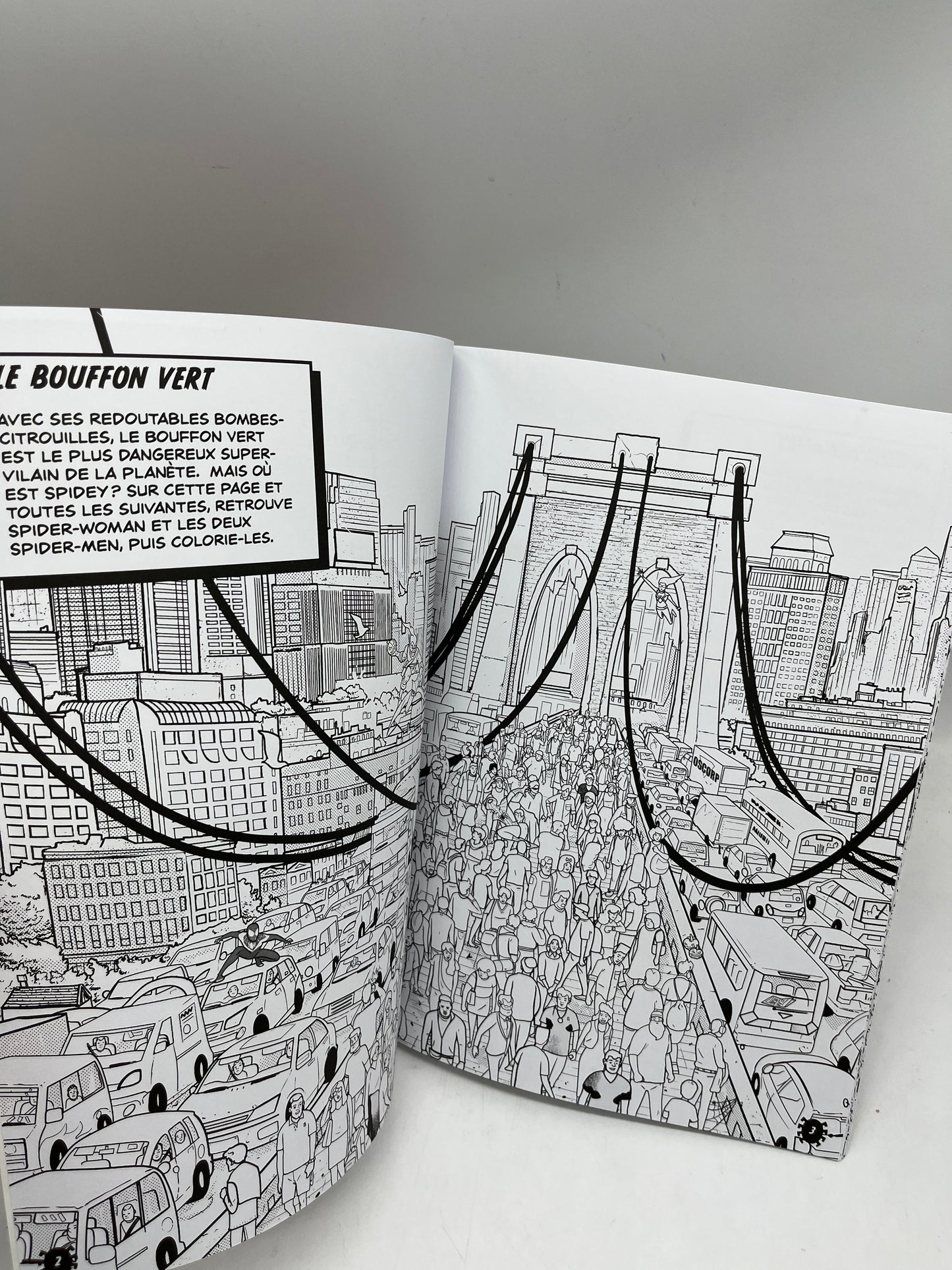 livre Cherche et trouve thème Spiderman spidey  Où se cache Spider-man Marvel à colorier  Neuf