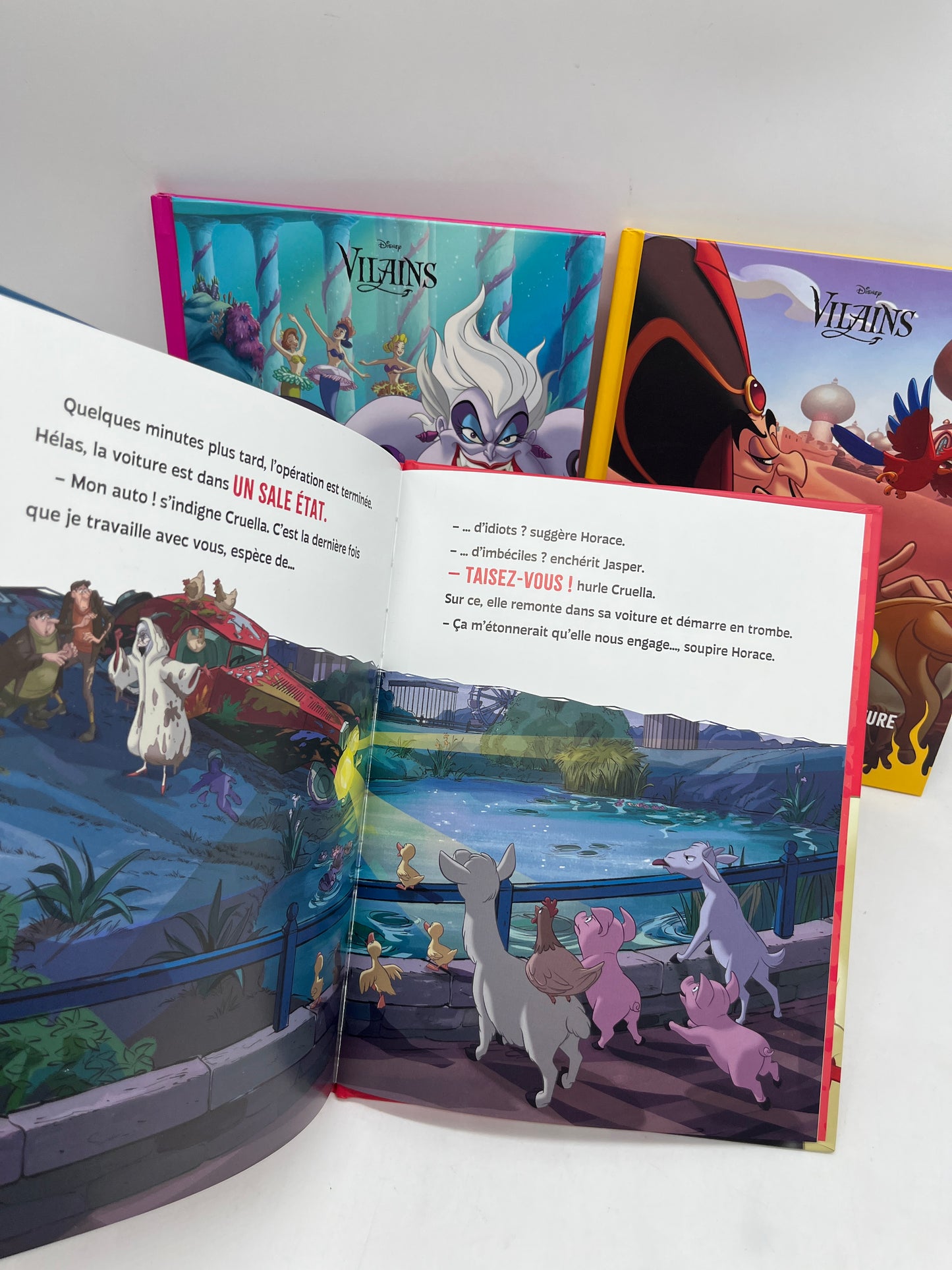 Lot de 3 Livres Histoires Disney collection les Vilains Cruella Djafar Ursula Neuf special Halloween 🎃