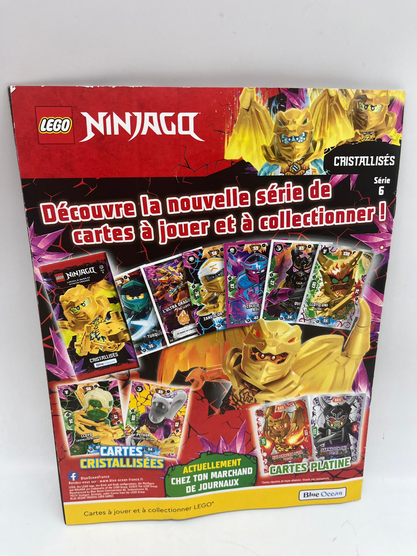 livre d’activité Magazine Lego Ninjago  avec sa mini figurine Vangeus Neuf !