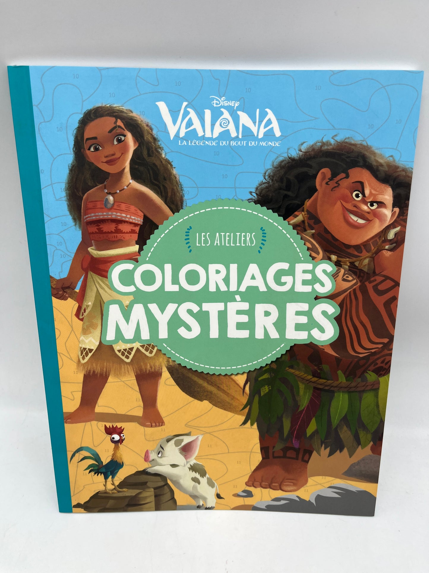 Livre d’activités les ateliers Coloriages mystères à colorier Princesse Disney Vaiana Neuf