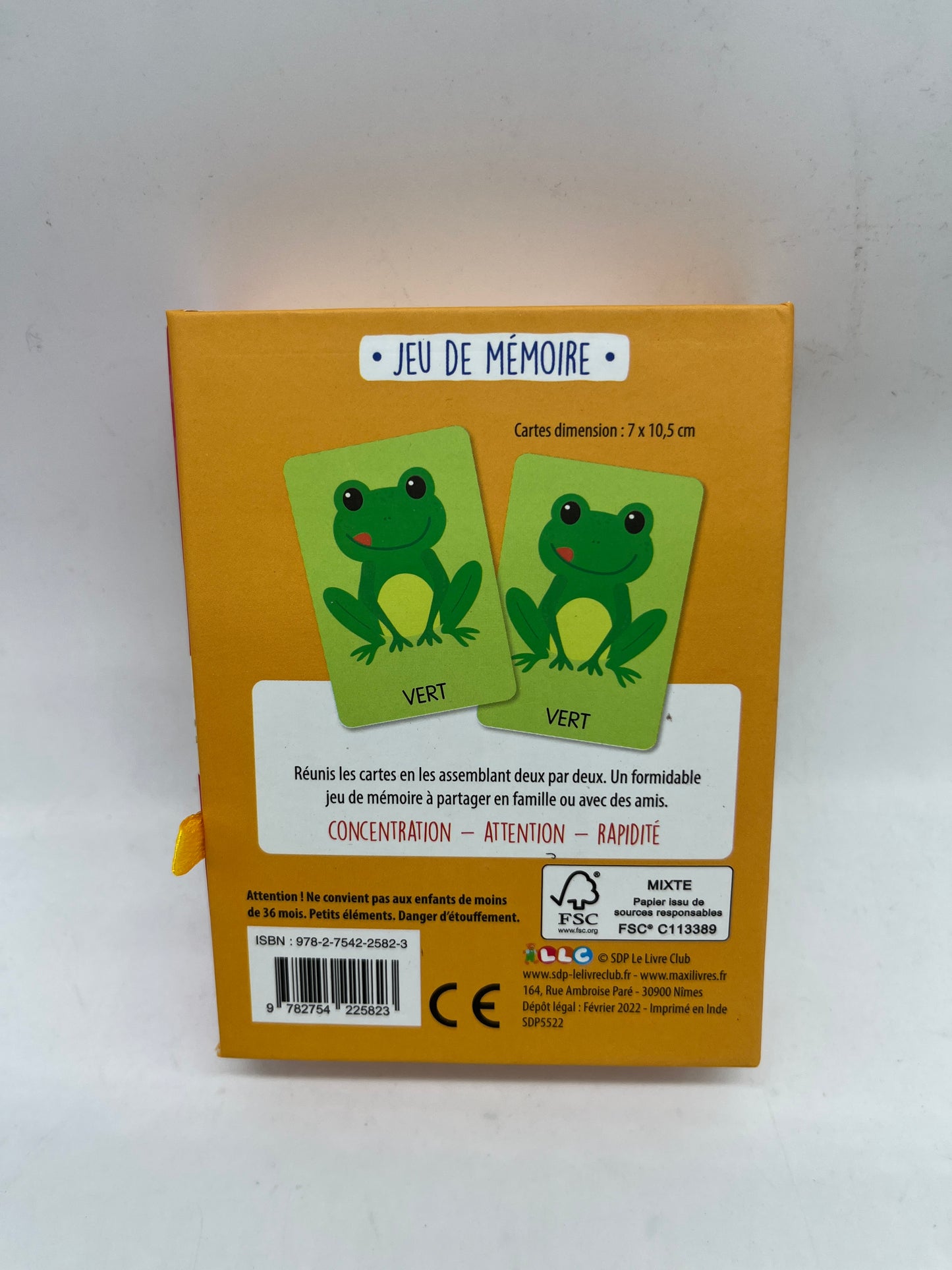 Jeu  de société Jeu de mémoire Modèle les formes et les couleurs ses 32 cartes !  Jeu de concentration rapidité  et observation Neuf