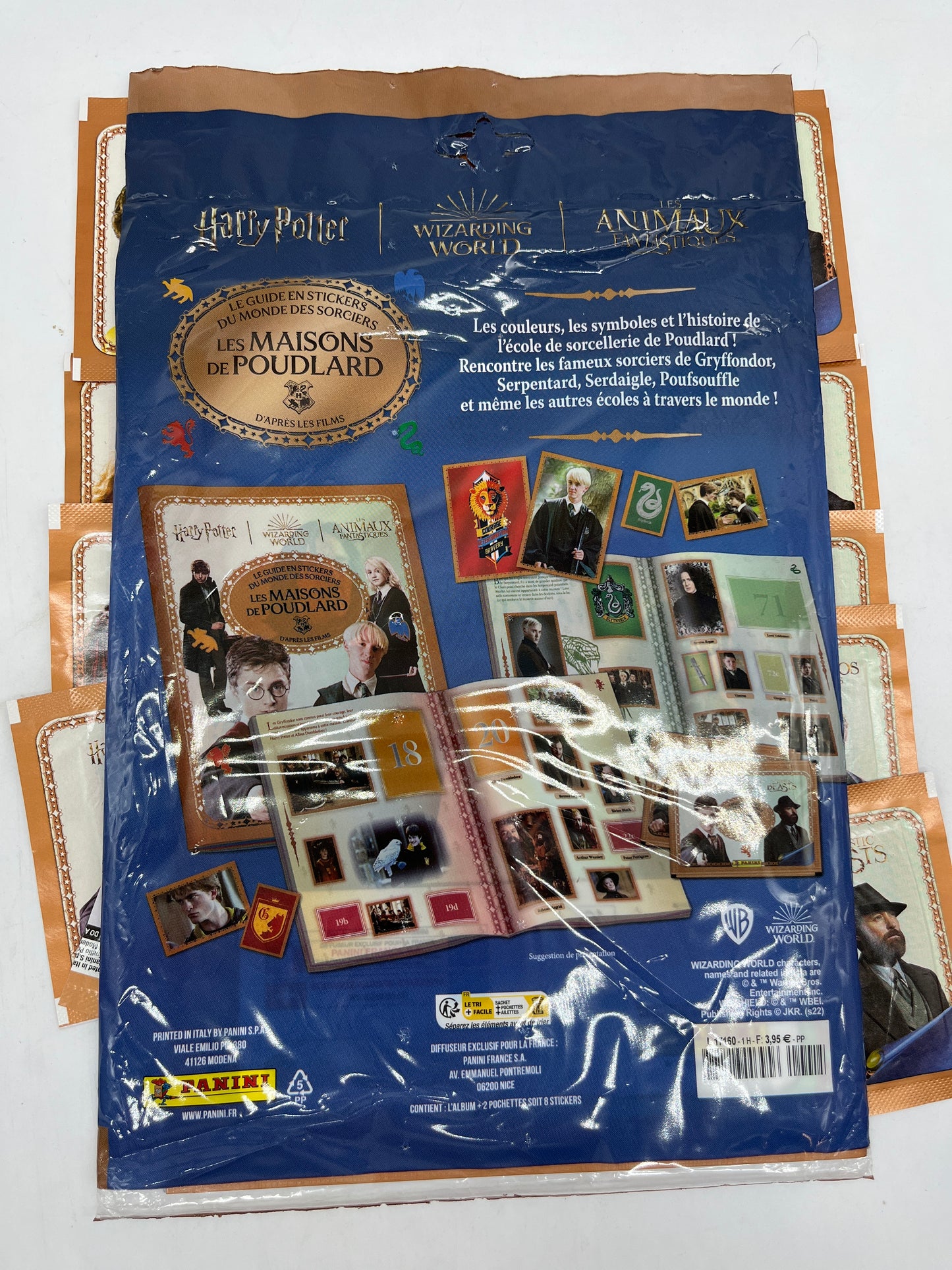 Pack démarrage Panini Harry Potter Animaux Fantastique les maisons de Poudelard Neuf avec 10 pochettes supplémentaires