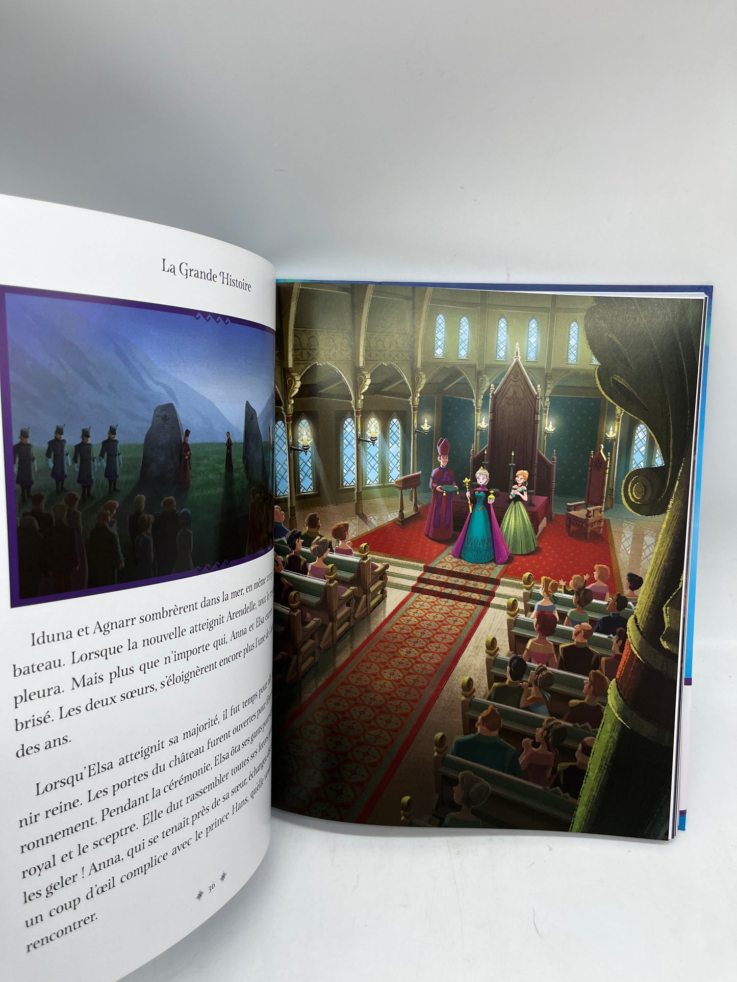 Livre Histoires grand Format Disney Princesse la Reines des neiges  La grande histoire Disney Neuf