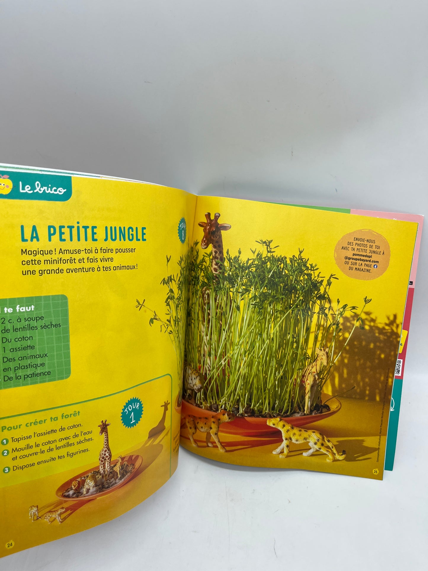 livre d’activité Magazine Pomme d'api Drôle de pirate  avec son jeu de mosaïque Neuf !