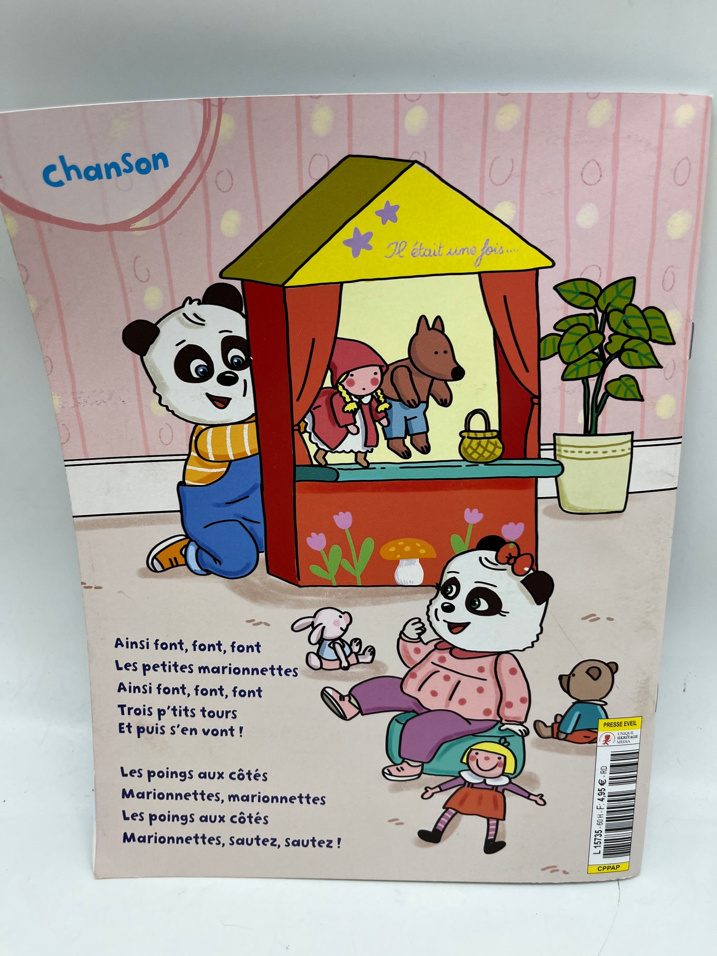 Livre d’activité magazine Abricot Hors série avec Petit Panda et ses 100 autocollants Neuf