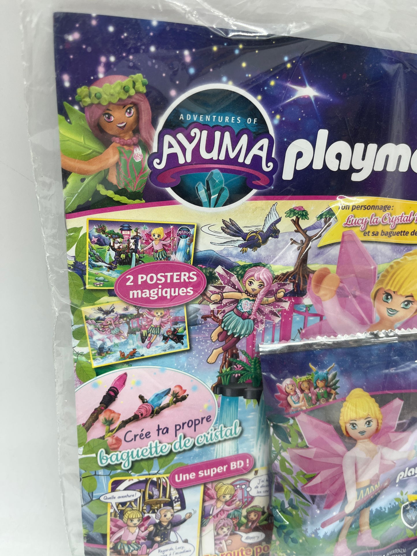 Livre D’activité magazine Playmobil Ayuma Fée numéro 4 avec sa figurine Fée    jamais ouvert Neuf