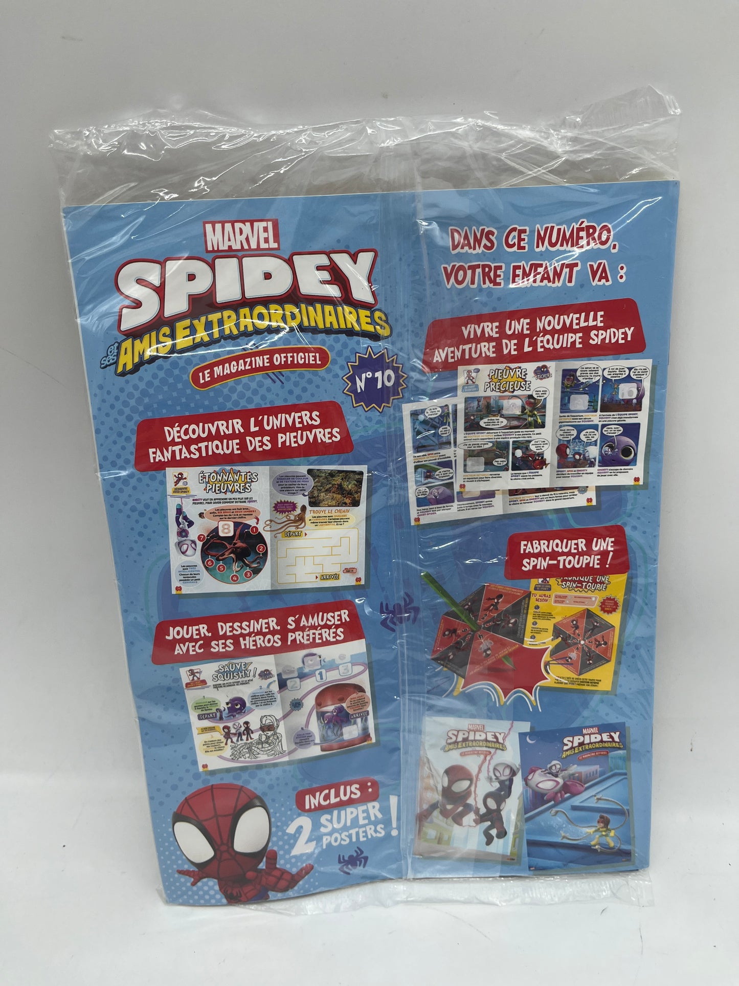 Livre d’activité magazines Disney Spidey avec lampe Torche Spiderman Marvel Neuf