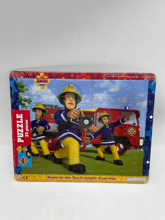 Puzzle de 35 pièces modèle Sam le pompier Disney Neuf sous blister