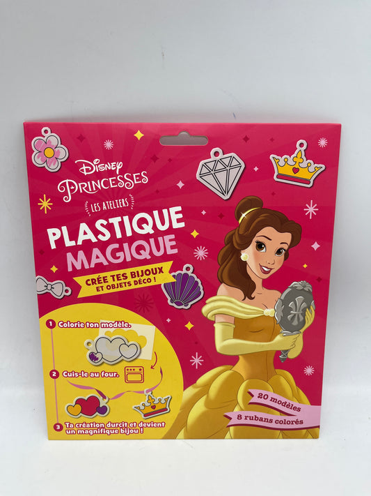 pochette d’activité les ateliers plastiques magiques créer tes bijoux Disney spécial princesses Neuf