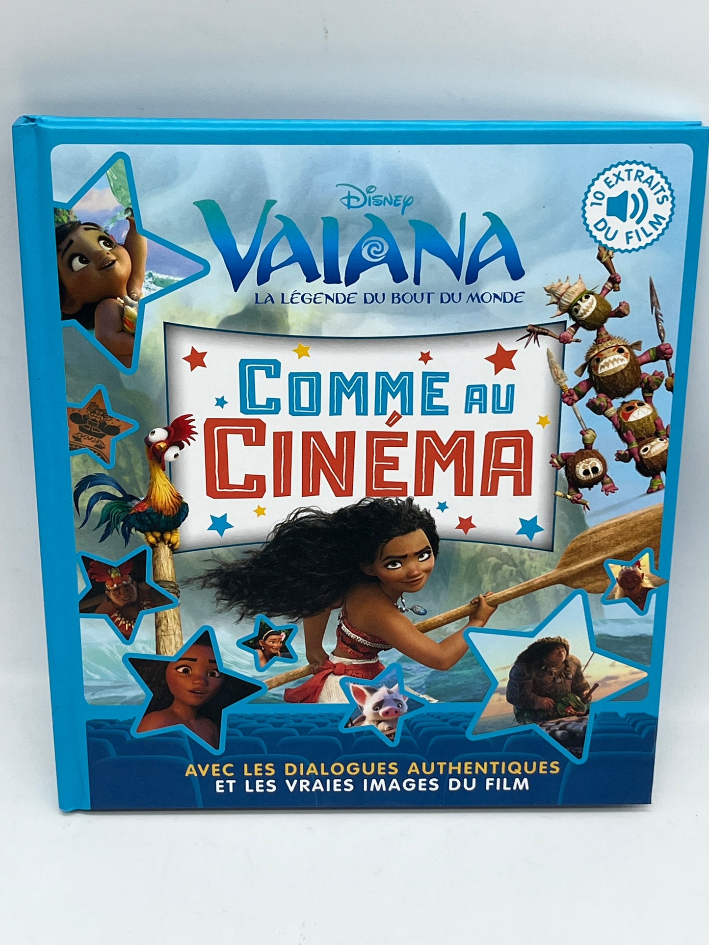 Livre Sonore Princesse Vaiana Comme au cinéma Lis et écoute l’histoire du film  10 extraits du film neuf sous blister