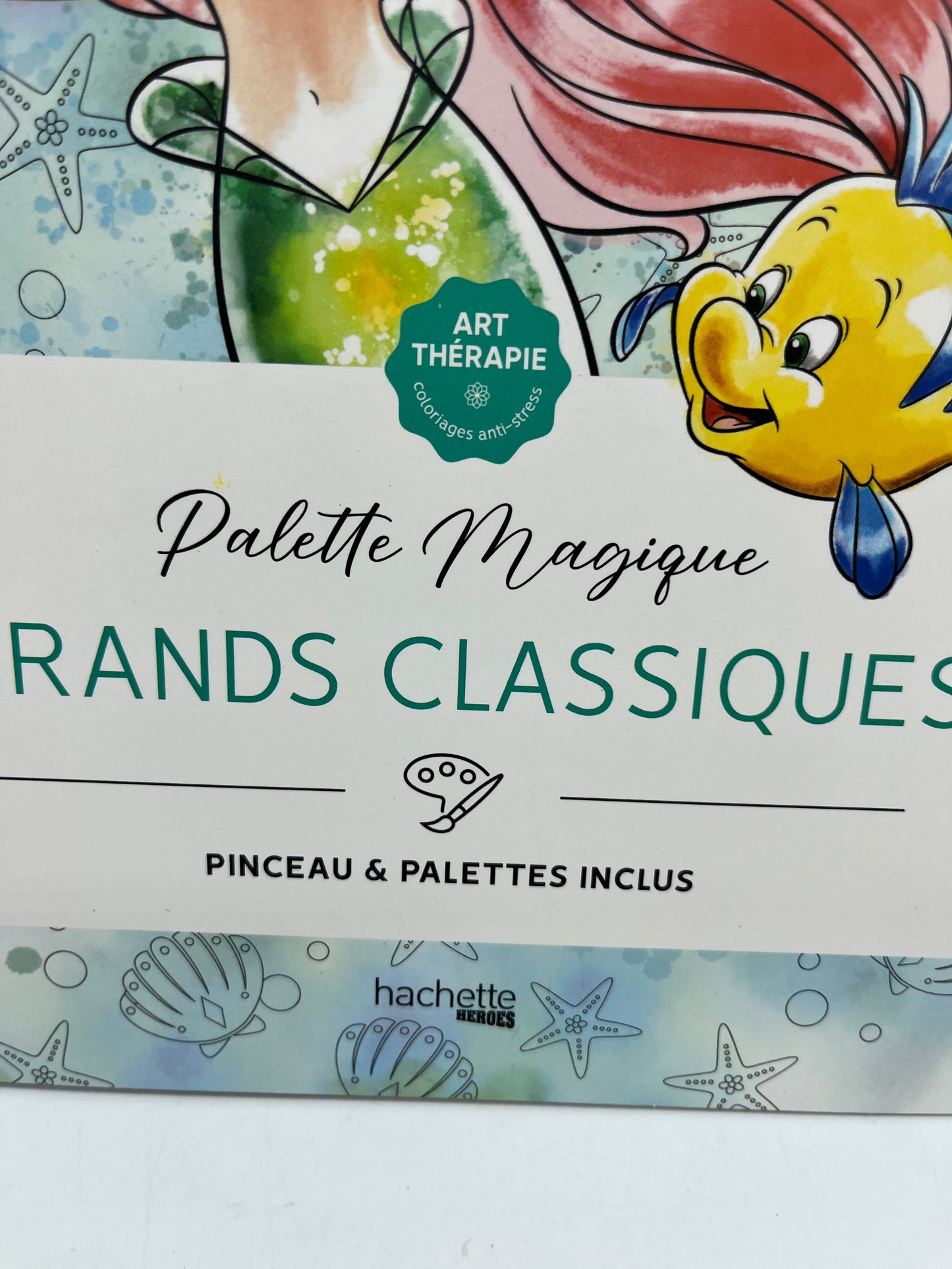 Livre d’activités Je peins Palette Magique Spécial Disney les grands classiques Peinture facile avec son pinceau et ses palettes inclus Neuf