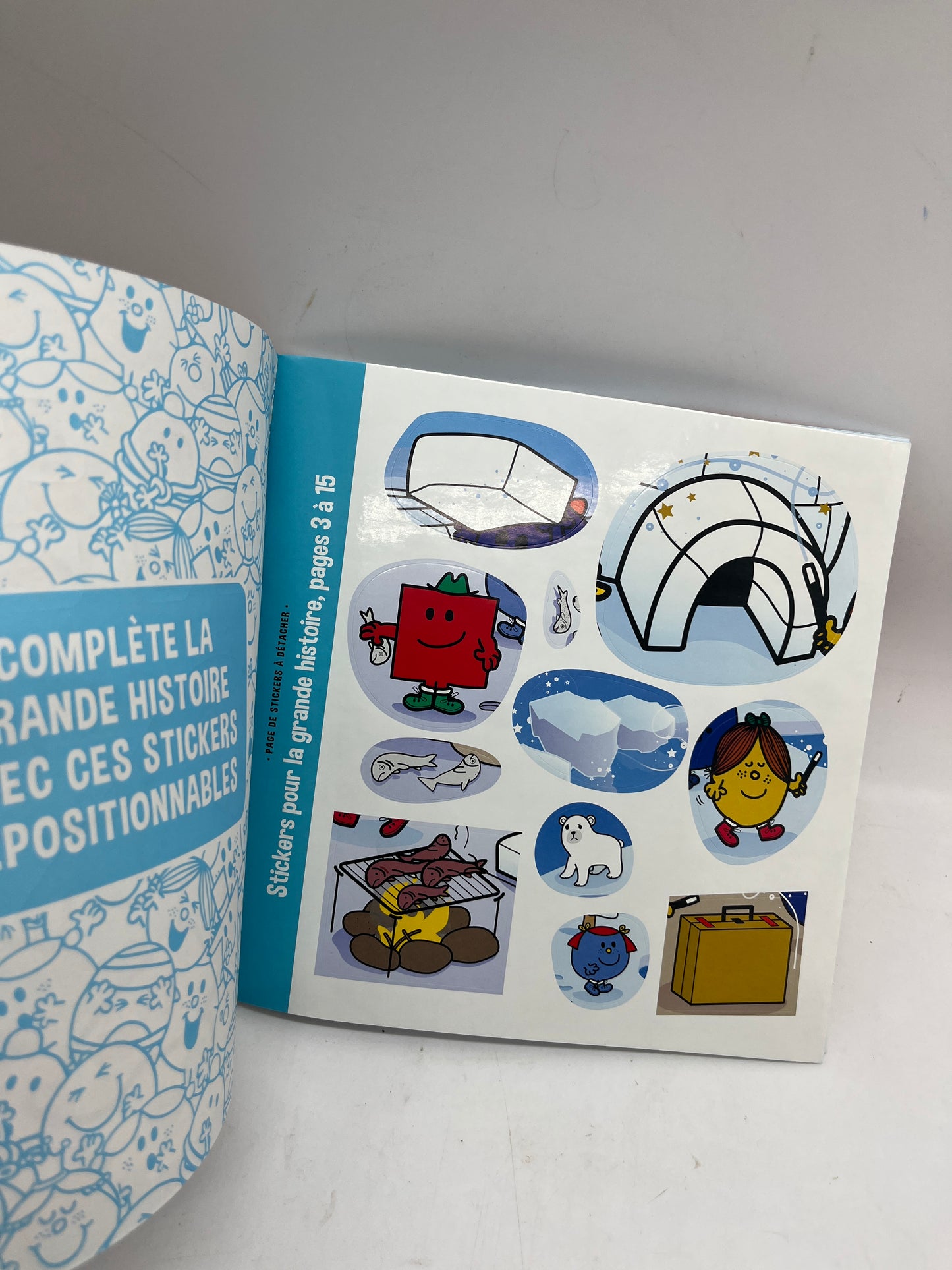 Livre d’activité  Magazine Le journal des Monsieur Madame Mme Magie au pôle Nord Neuf