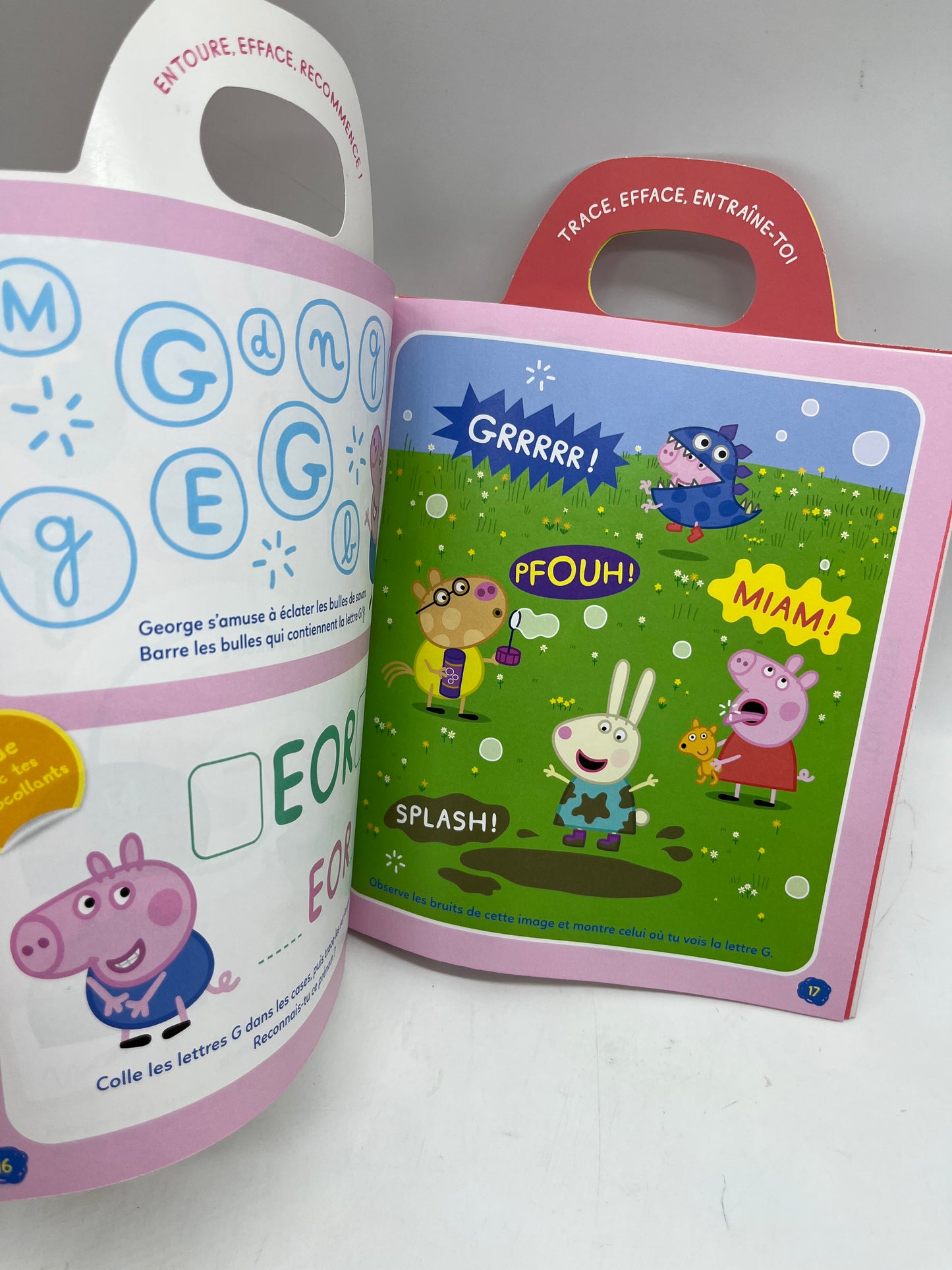 Livre d’activités Magazine Je Joue j’apprends Peppa pig Mon année de maternelle 80 gommettes couleur lettre chiffres numéro 41