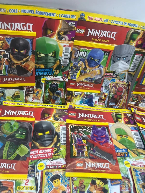 Lot de 6 livres D’activités Magazines Lego Ninjago Avec leurs figurines Neuf