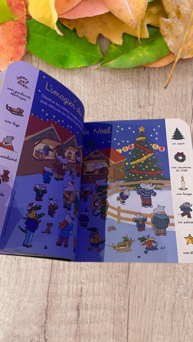 Magazine livre souple Babar attend Noêl stickers coloriage histoires Neuf