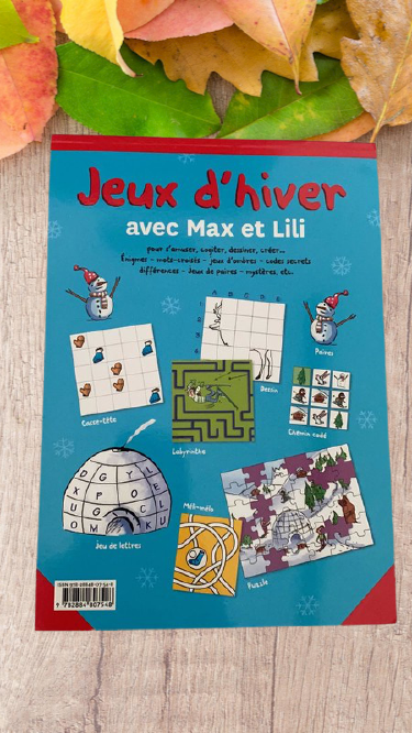 Bloc jeux Max et Lili Spécial Hiver Jeux activité Neuf