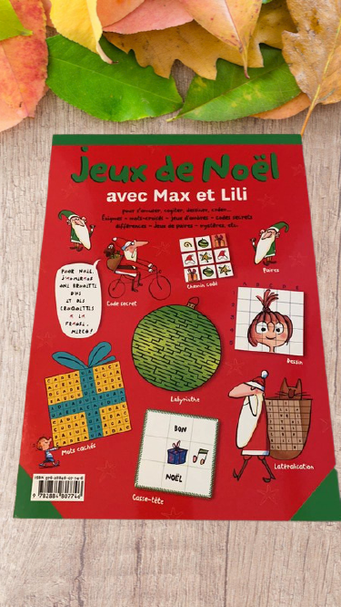 Bloc jeux Max et Lili Spécial Nöel Jeux activité Neuf