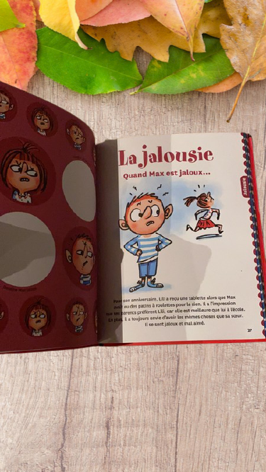 Carnet des émotions Max et Lili Jeux activité Neuf