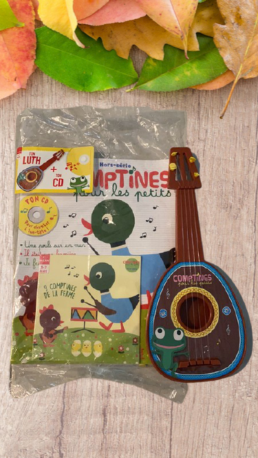 Magazine Hors séries Comptines pour les petits Avec Cd et sa guitare Neuf sous blister  !