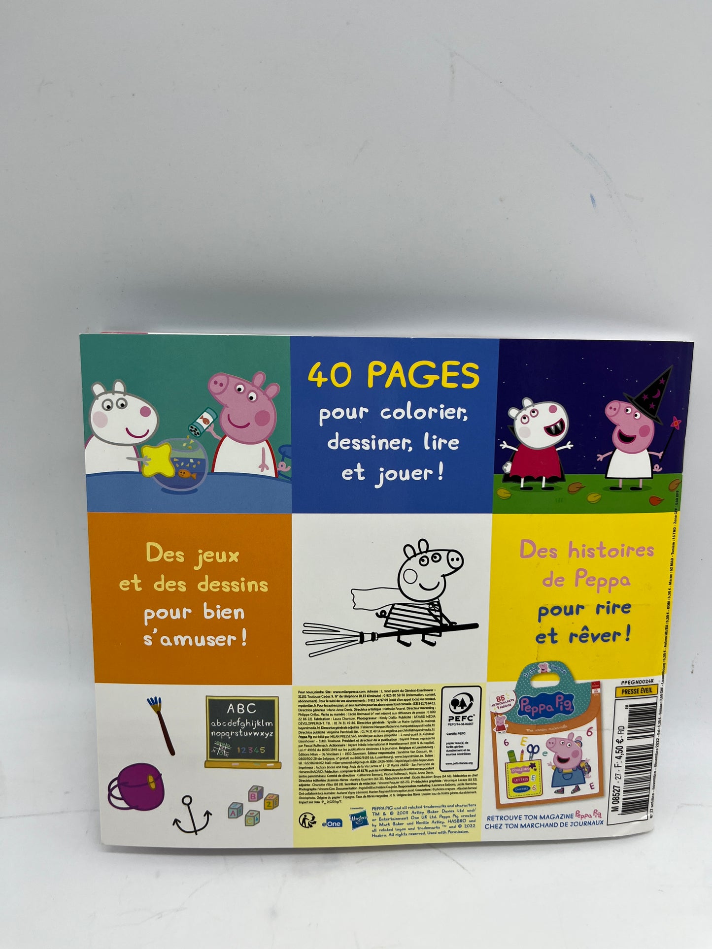 Livre d’activité magazines Peppa pig Vive l’école   Neuf