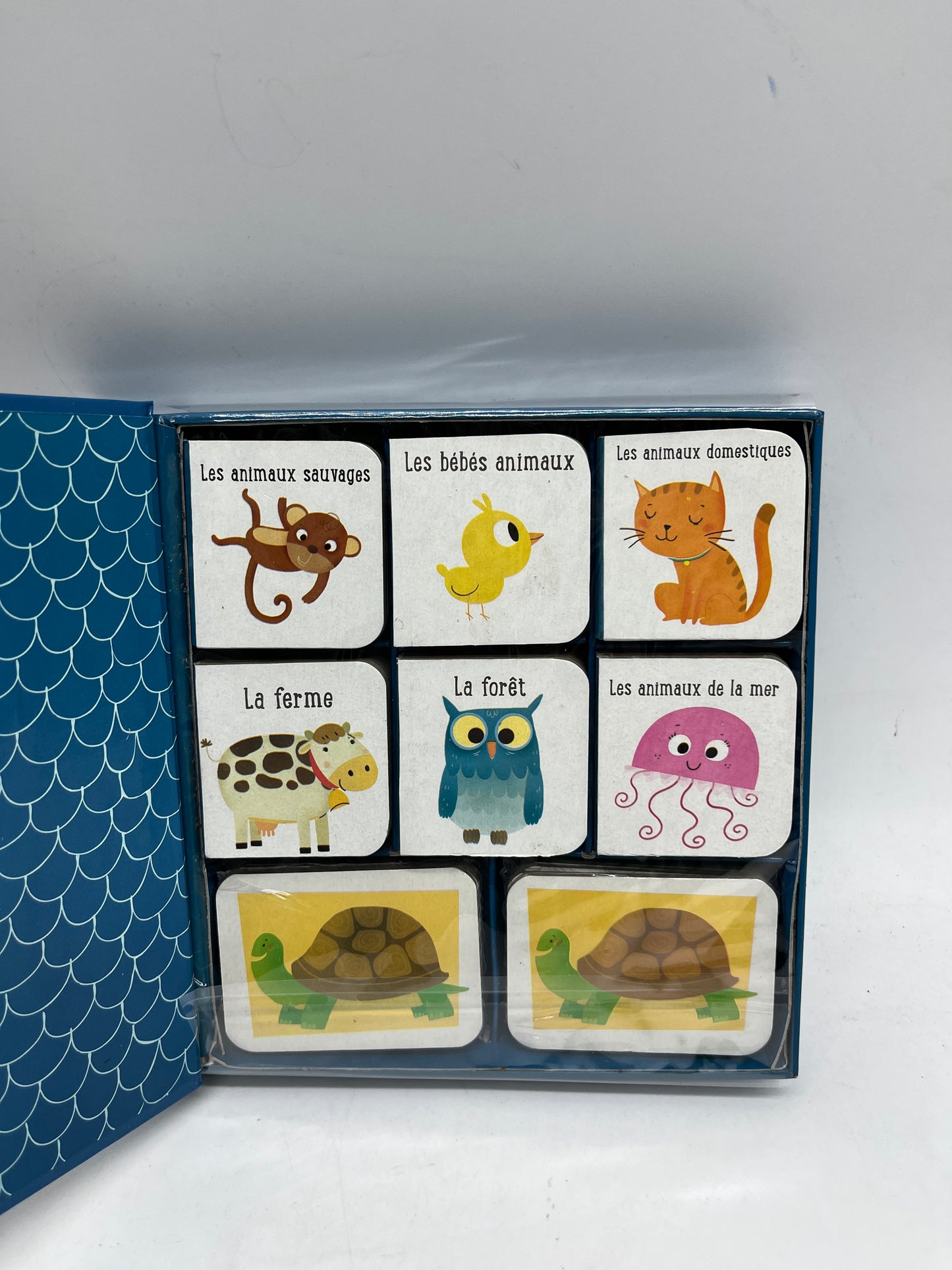 Coffre Méli-Melo des animaux  Ma petite bibliothèque et mon mémory