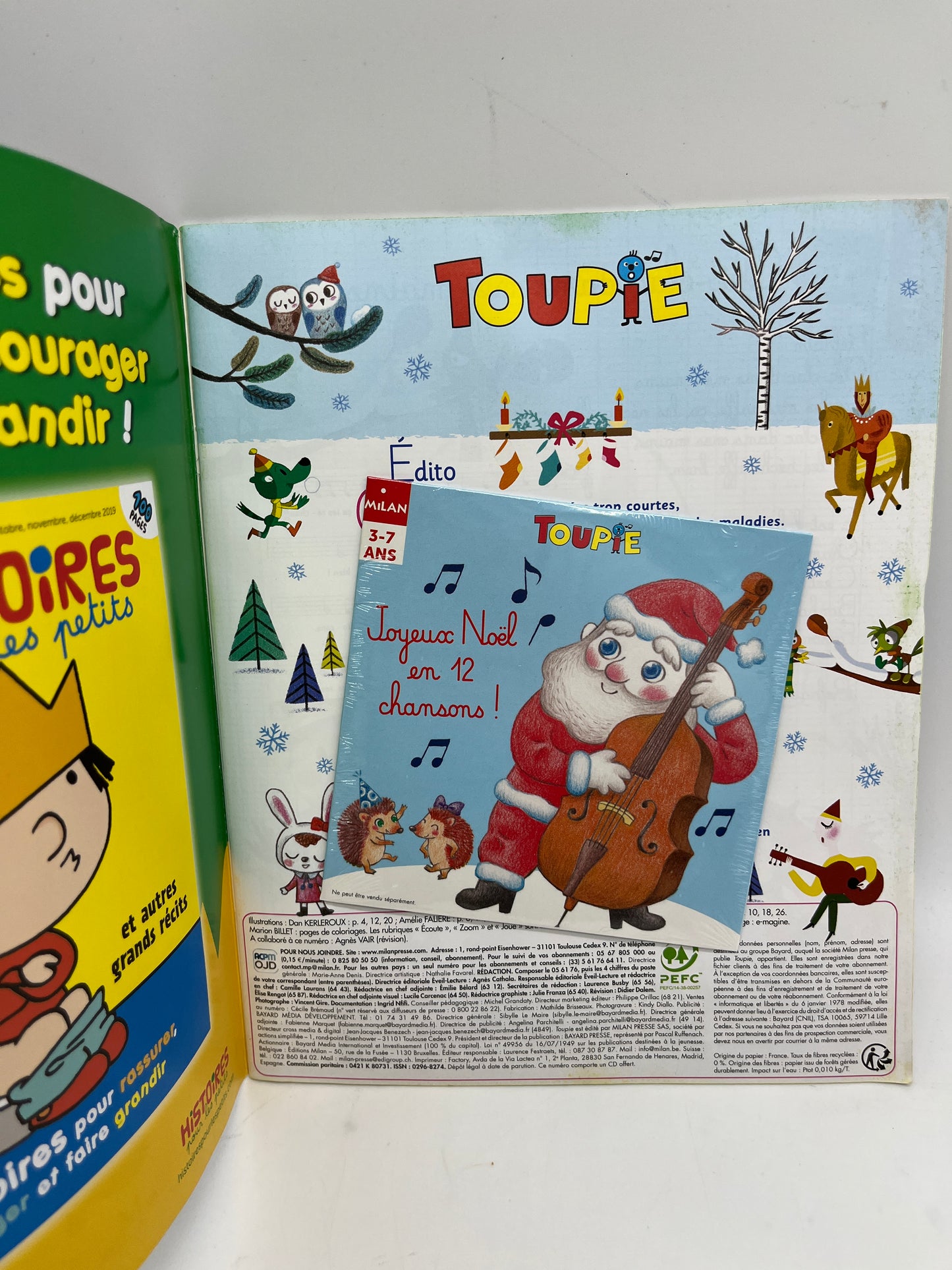 Livre activité magazines Comptines avec Cd et ses activités Special Noël