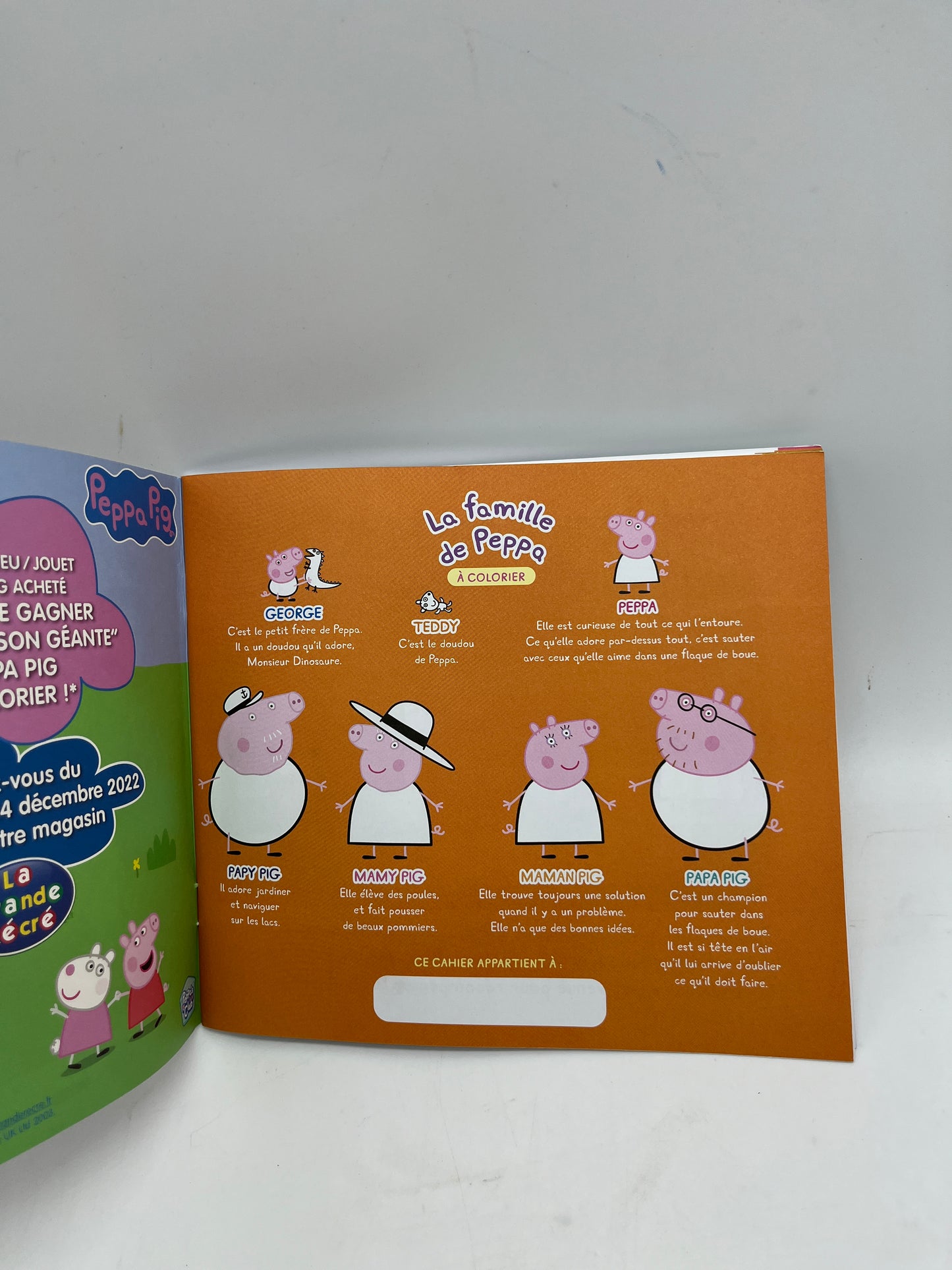 Livre d’activité magazines Peppa pig Vive l’école   Neuf